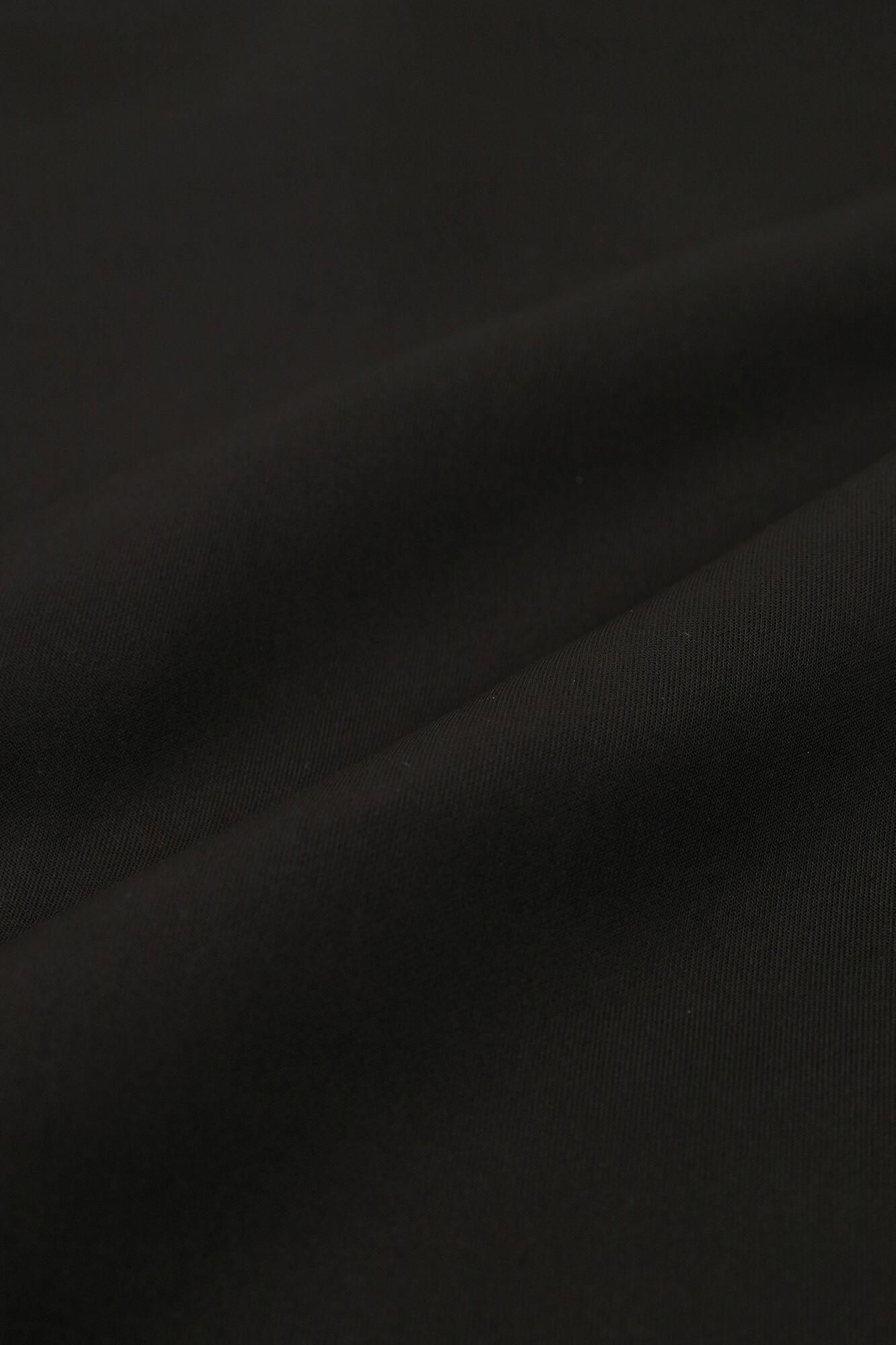 2WAY彈性瓦楞針織長裙/黑色