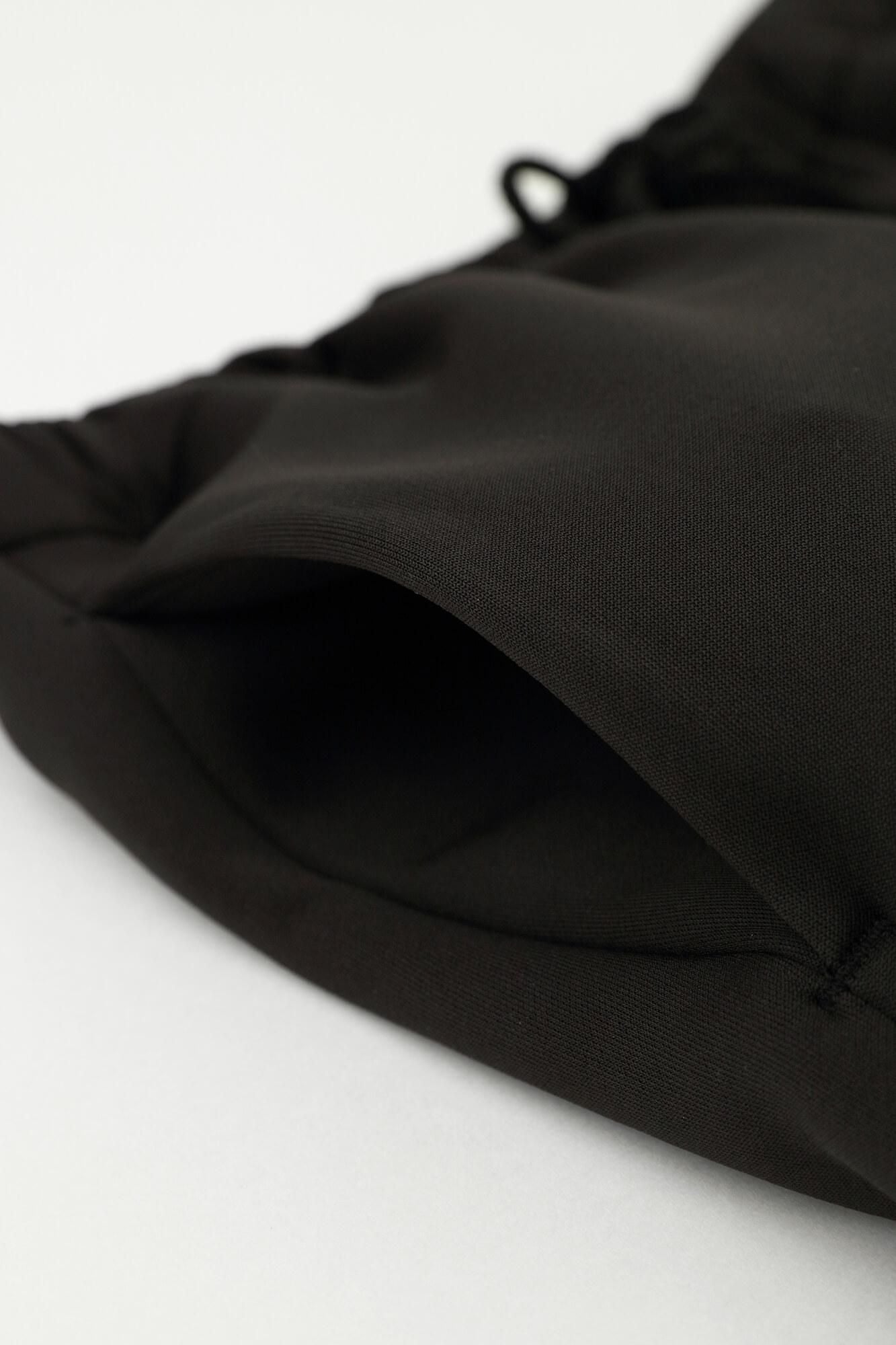 2WAY Stretch Cardboard Knit Wide Pants / Black