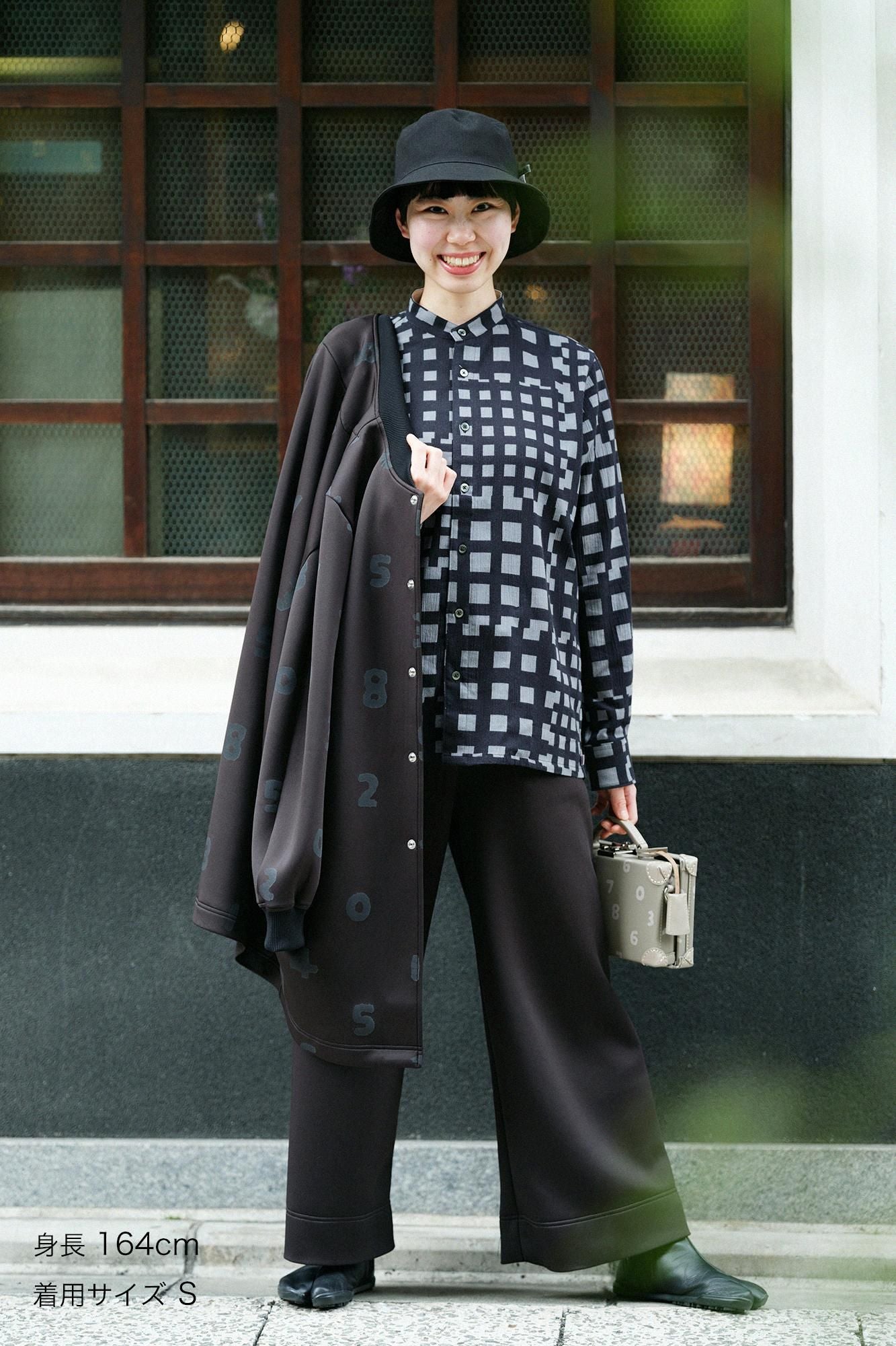 2WAY Stretch Cardboard Knit Wide Pants / Black