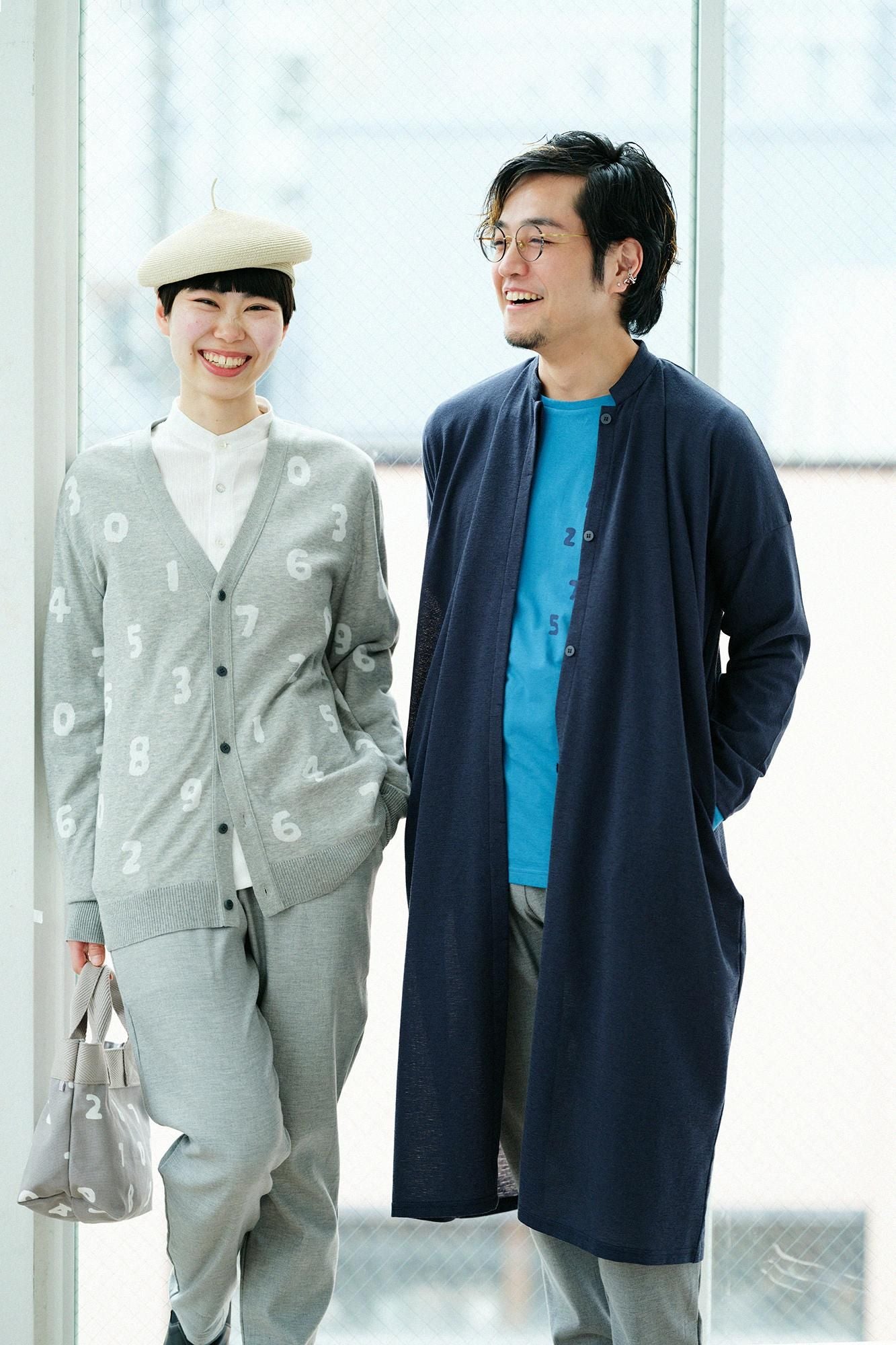 【net限定】30単 ハイゲージ天竺 長袖ポケットTシャツ/孔雀青(くじゃくあお)