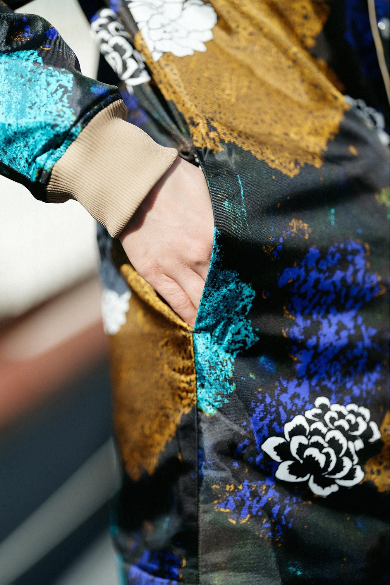 60双Gabardine可逆的盛装鞋/木兰颜色(Mokuranjiki)X Raw Stone