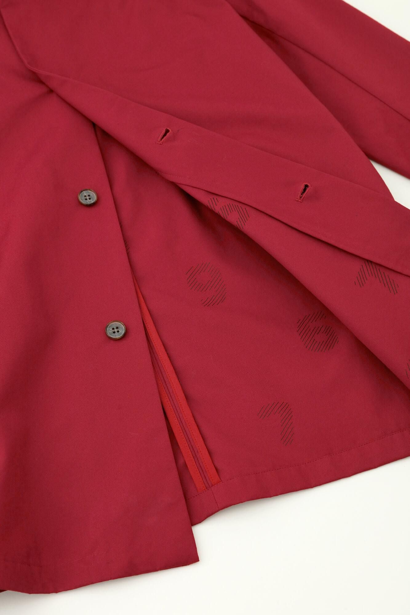60 Pair Ventile (R) Cross Stand Collar Short Coat / Scarlet × SO-SU-U Twill