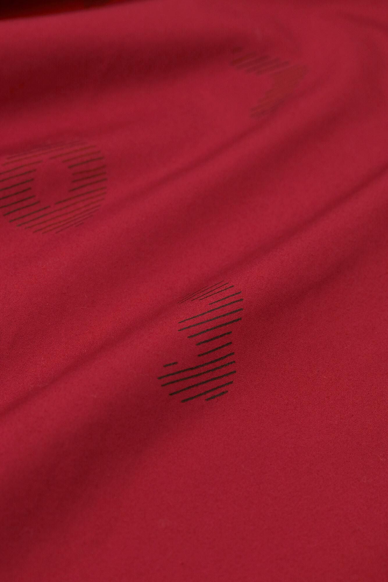 60 Pair Ventile (R) Cross Stand Collar Short Coat / Scarlet × SO-SU-U Twill