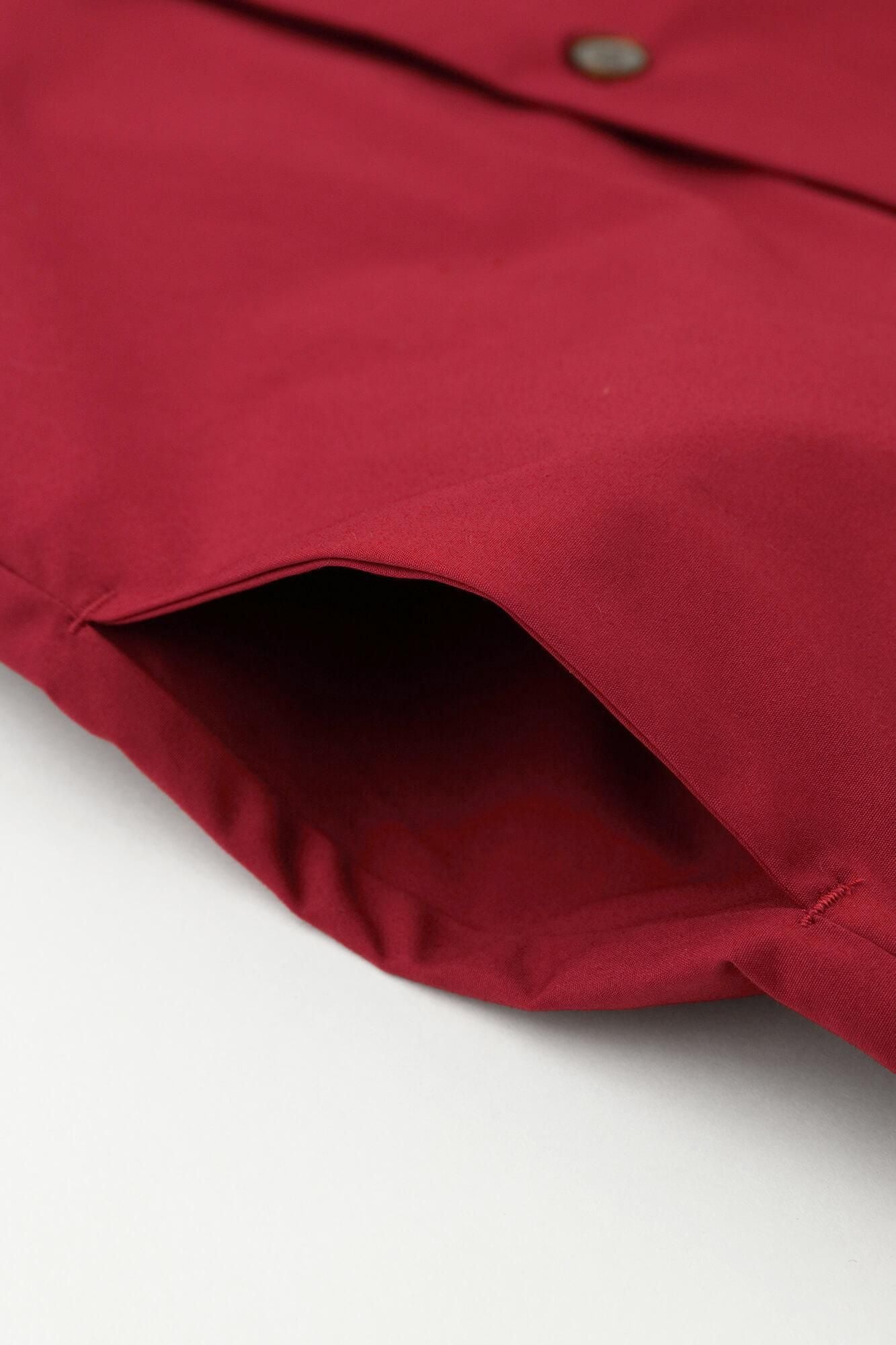 60 Pair Ventile (R) Cross Stand Collar Short Coat / Scarlet × SO-SU-U Twill