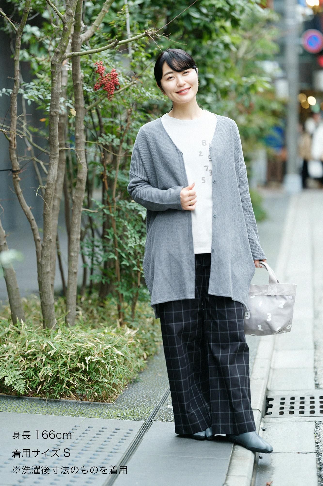 【网络限定】防潮阔腿裤/Nureha格子(Nurebagoushi)