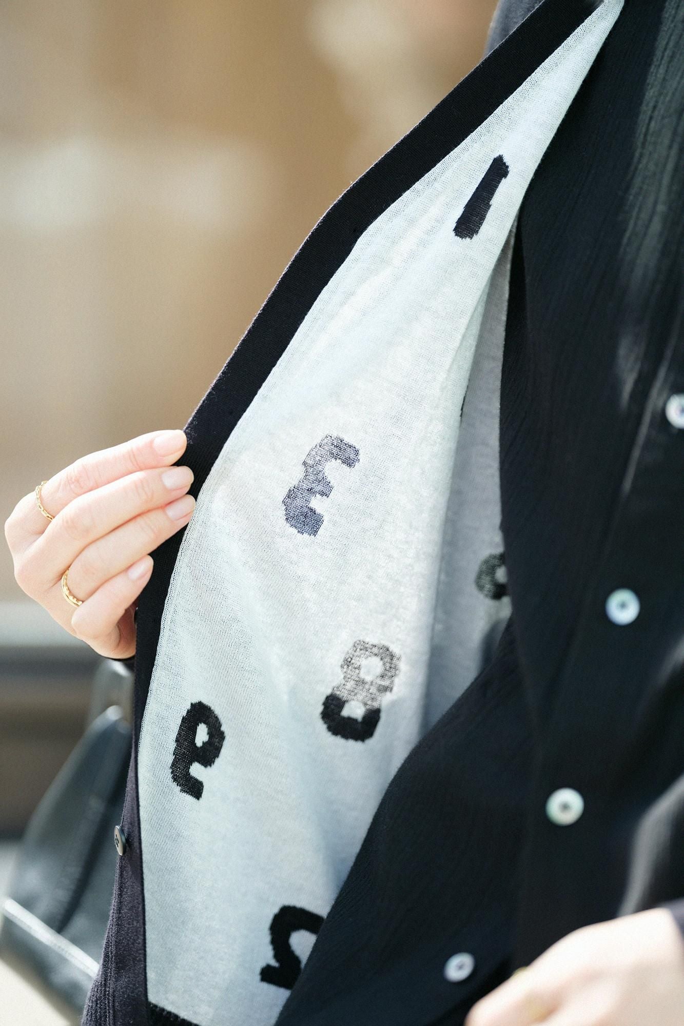 SUPIMA匹馬棉 緹花外套/SO-SU-U十數 黑色