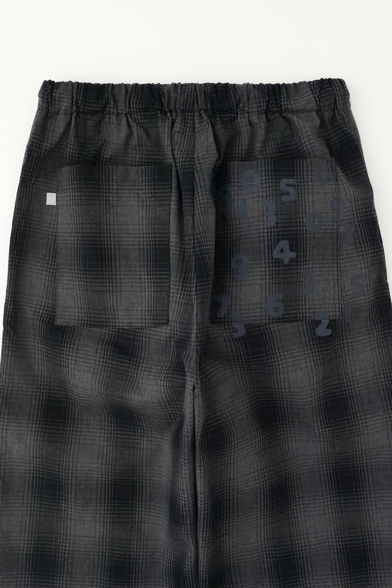 Danproof Easy Tapered Pants / Dark Navy Haze Lattice