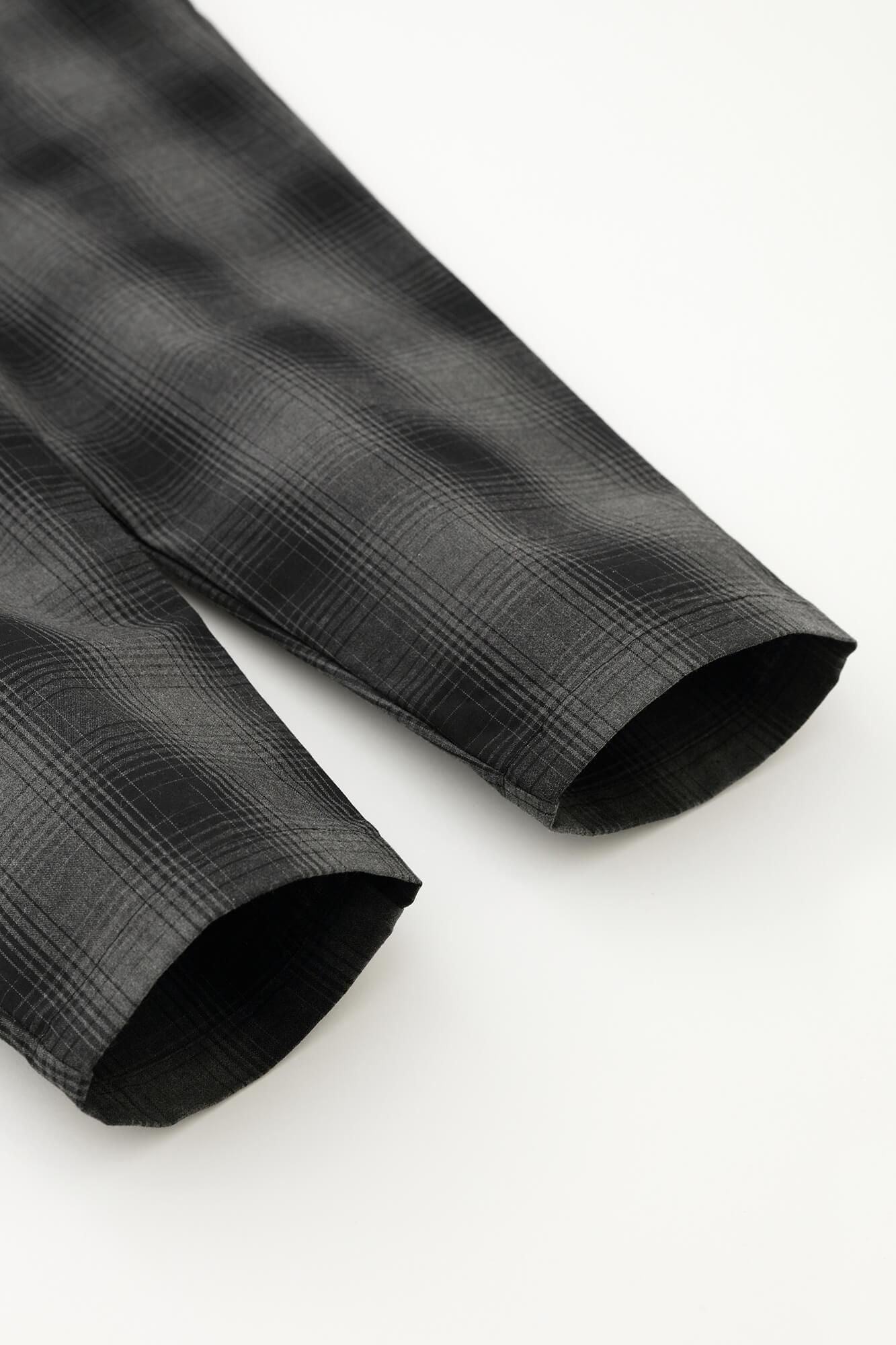 【net限定】ダンプルーフ イージーテーパードパンツ/濡羽霞格子(ぬればかすみこうし)