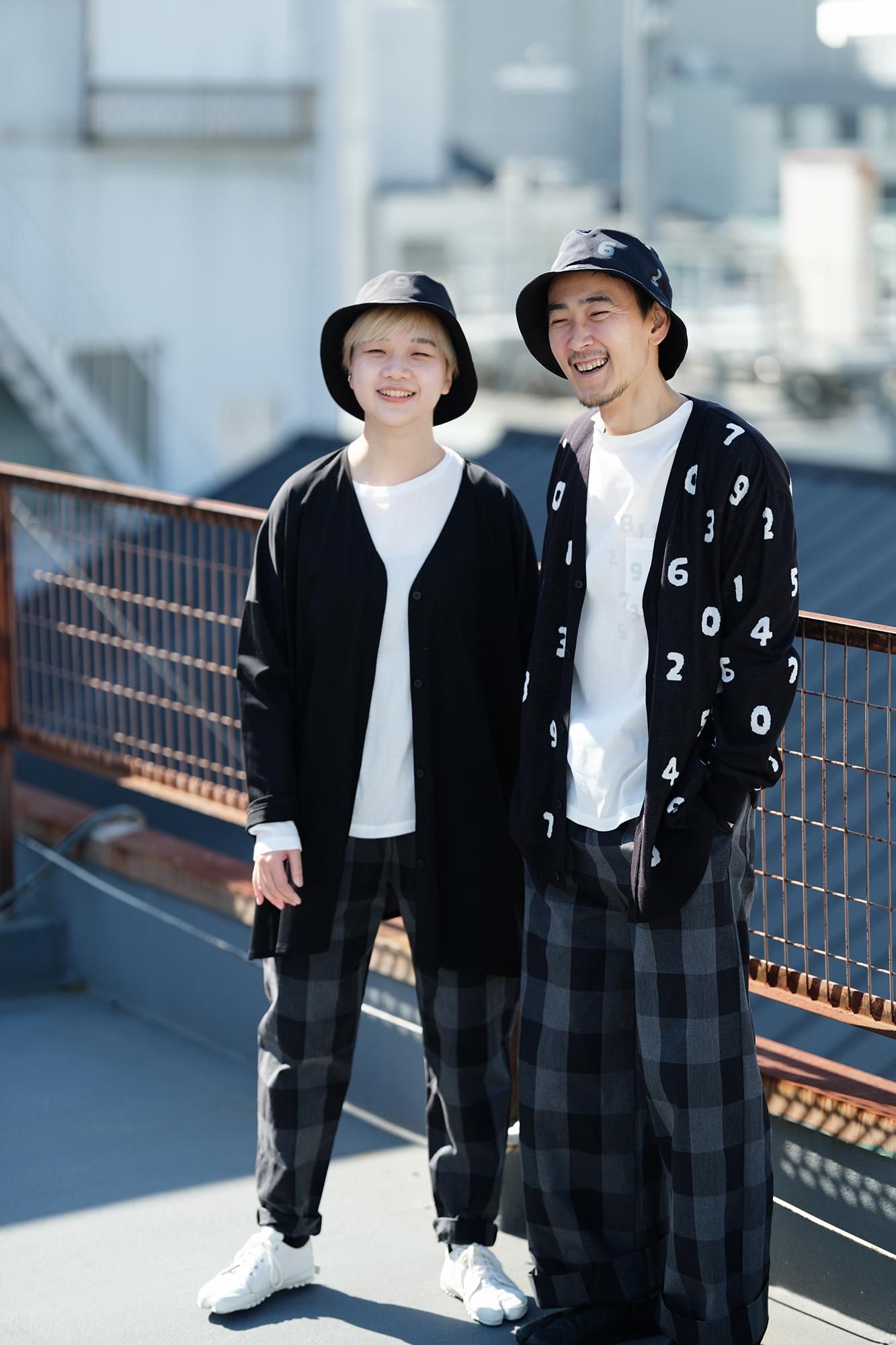 高密度防絨布 休閒窄管長褲/黑色大格紋