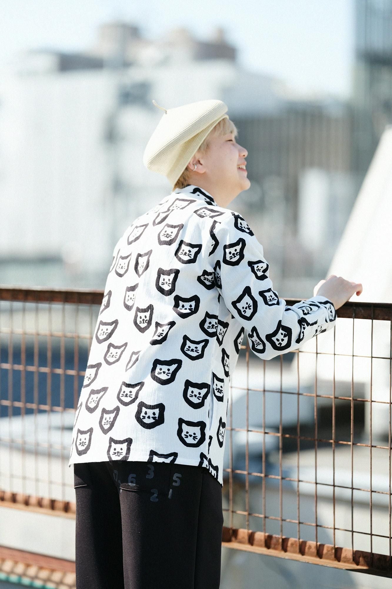 Takashima chiku 20/20支架领子衬衫SP/Koneko Bara