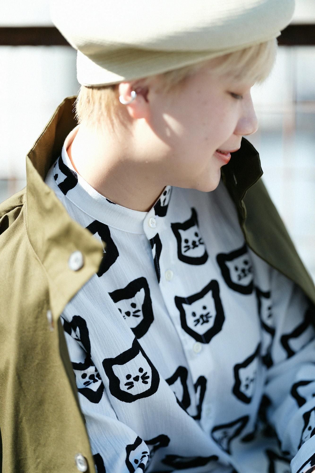 Takashima chiku 20/20支架领子衬衫SP/Koneko Bara