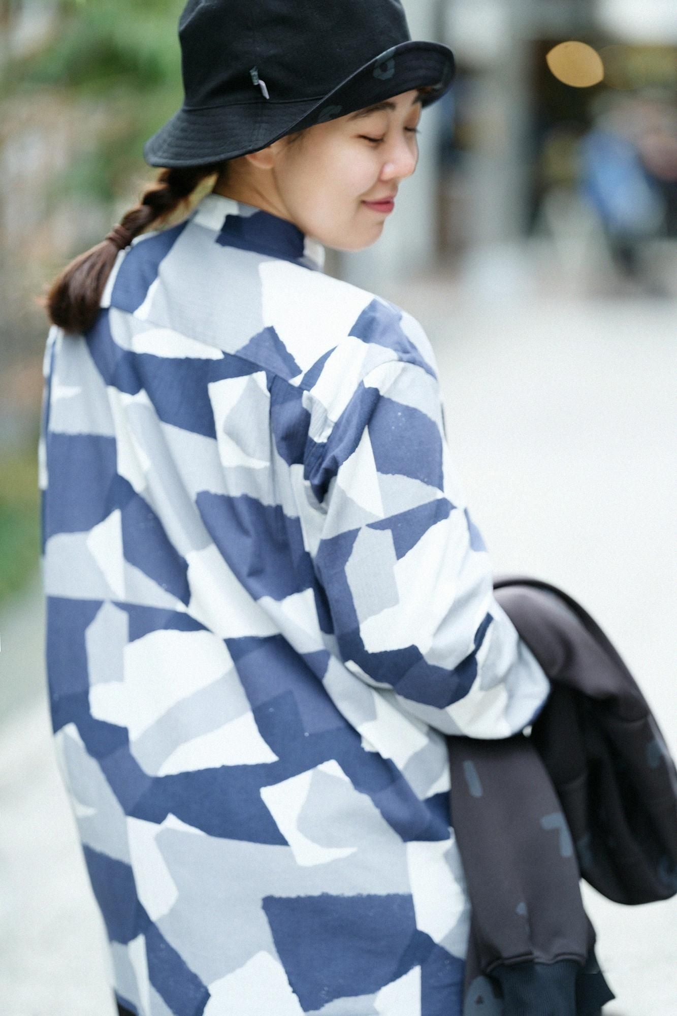 高島縮棉 20/20 立領長袖襯衫 sp/偶然