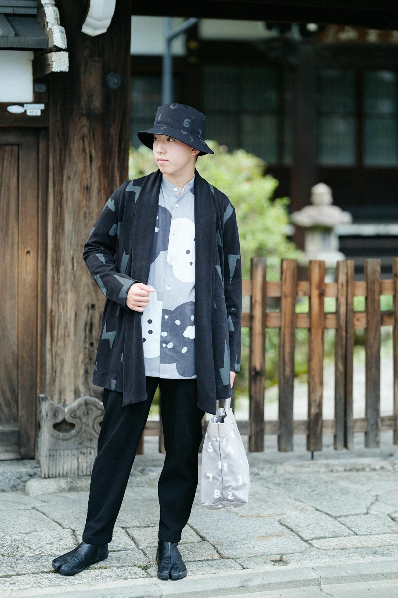 高島縮棉 20/20立領長袖襯衫SP/微笑