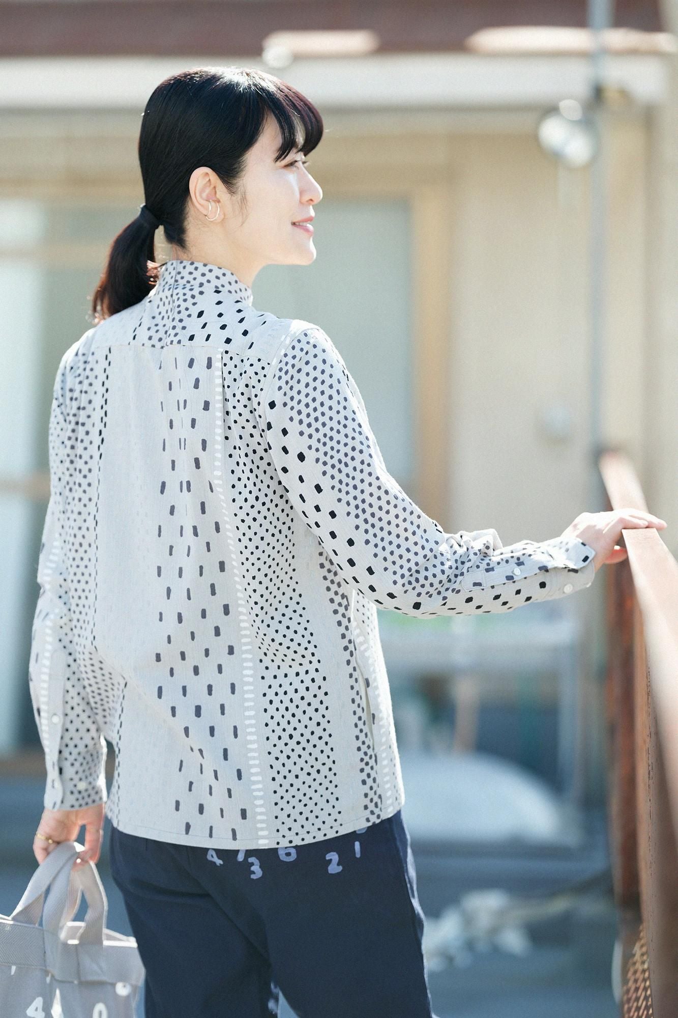 Takashima Chiku 20/20支架领子衬衫SP/Ararajima