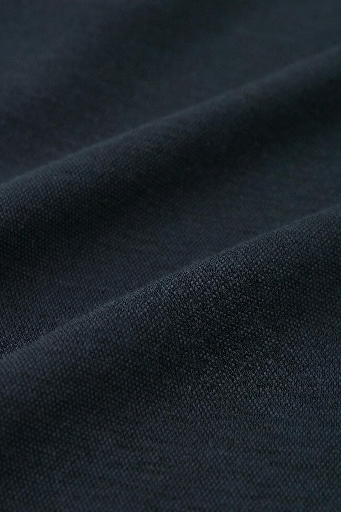 綿麻混 リランチェ(R) Vネック ライトコート/留紺(とめこん)