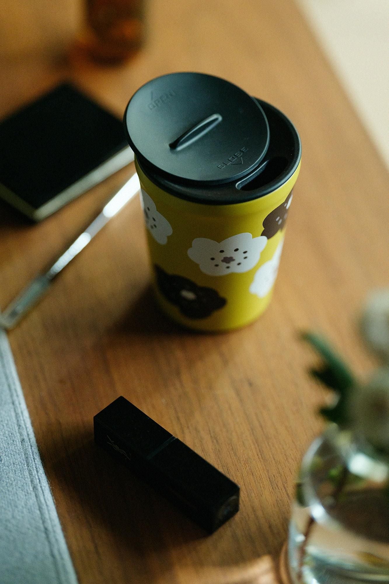 Tumbler with Lid/ Smile