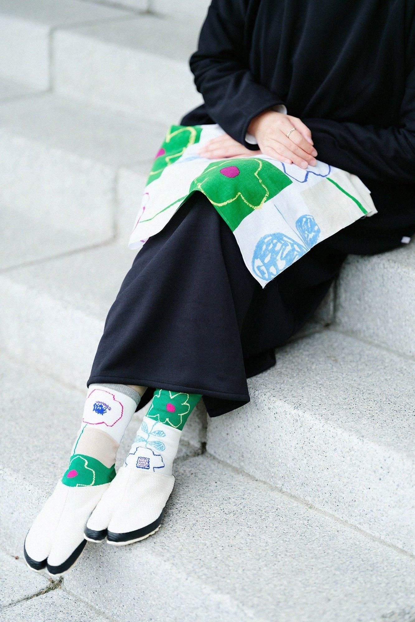 伊勢木綿 textile手ぬぐい/わらわ