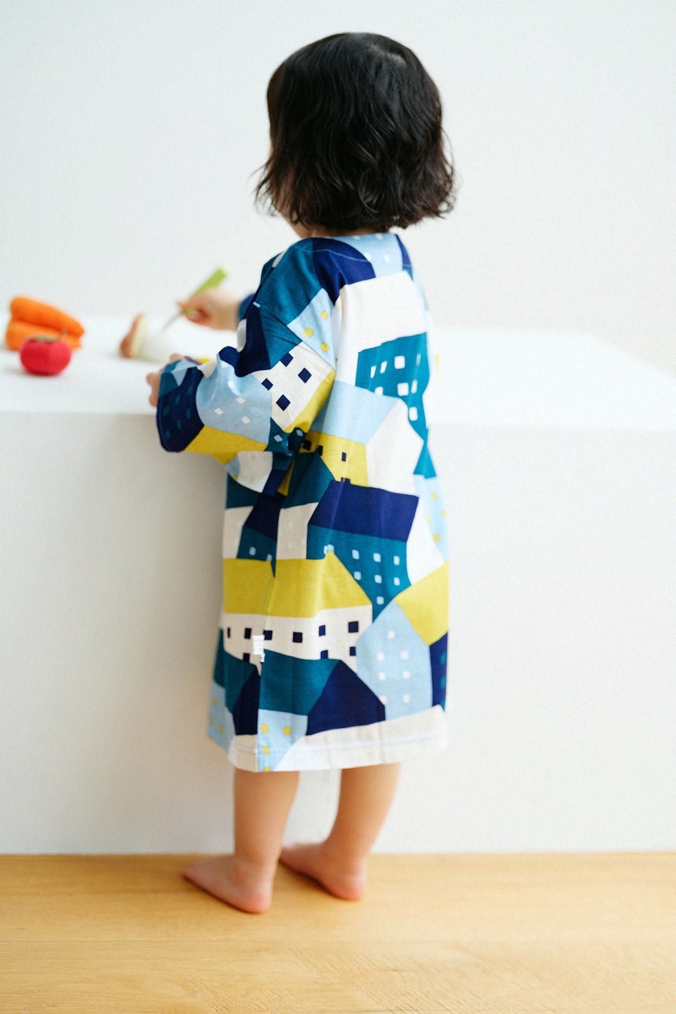 ●圓弧袖貫頭衣/北之國 月明