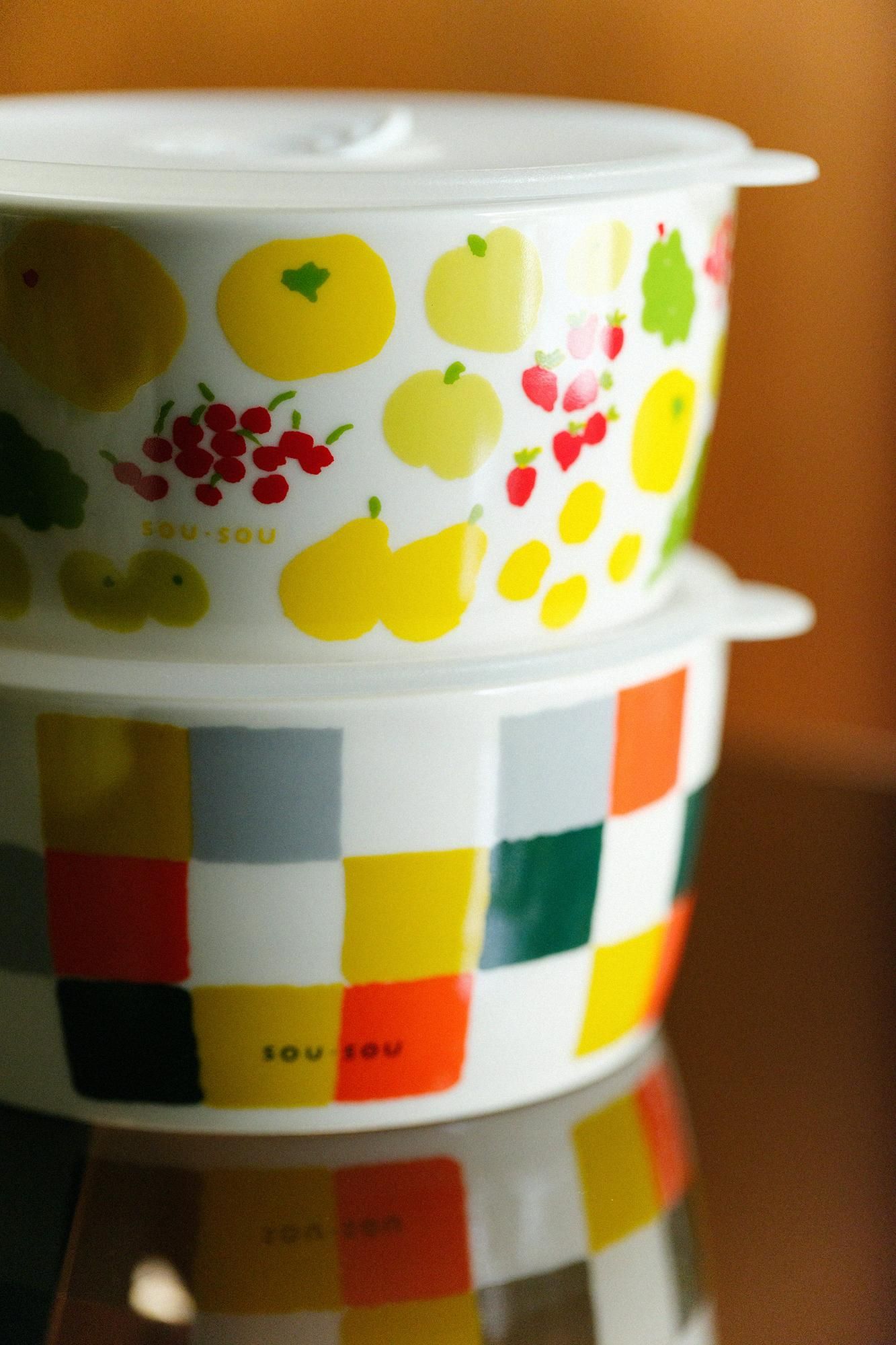 Ceramic Microwave Pack M / Fruits Spring