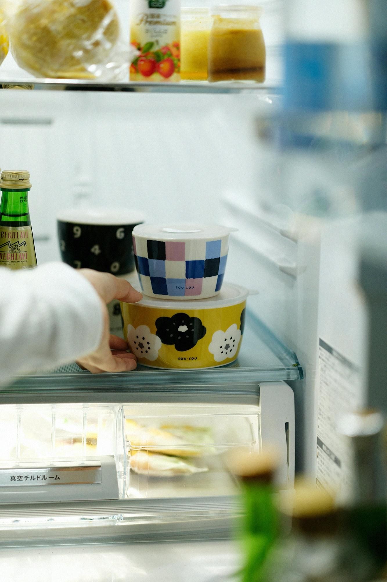 器になるレンジパックM/ほほえみ 芥子色(からしいろ)