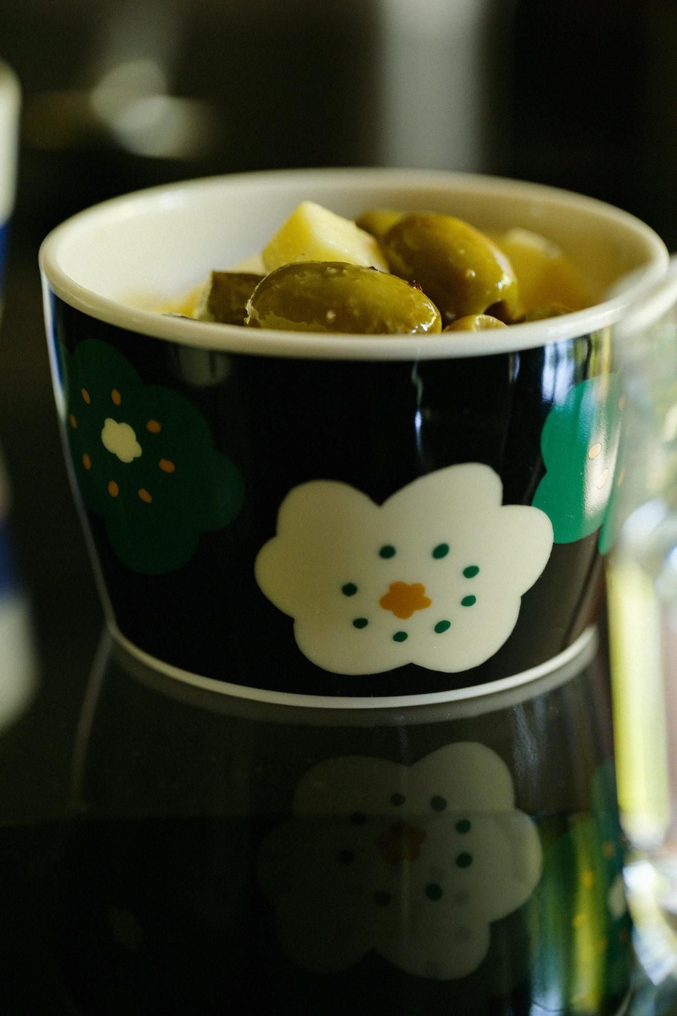 Ceramic Microwave Pack S / Smile Black