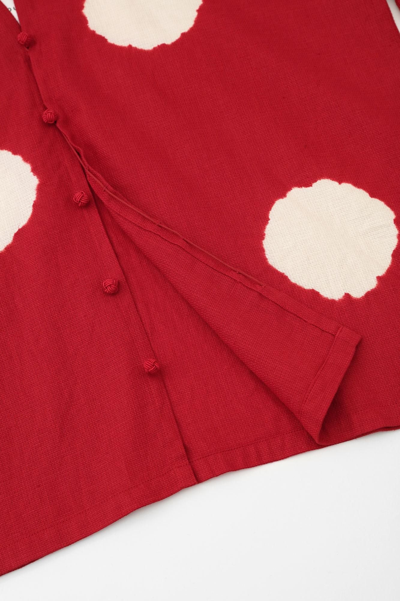 Shinkiyo Shibori Leinen Hatsuki/Mizutama-dai (Mizutama-dai) Dunkle Farbe x Neri-Farbe