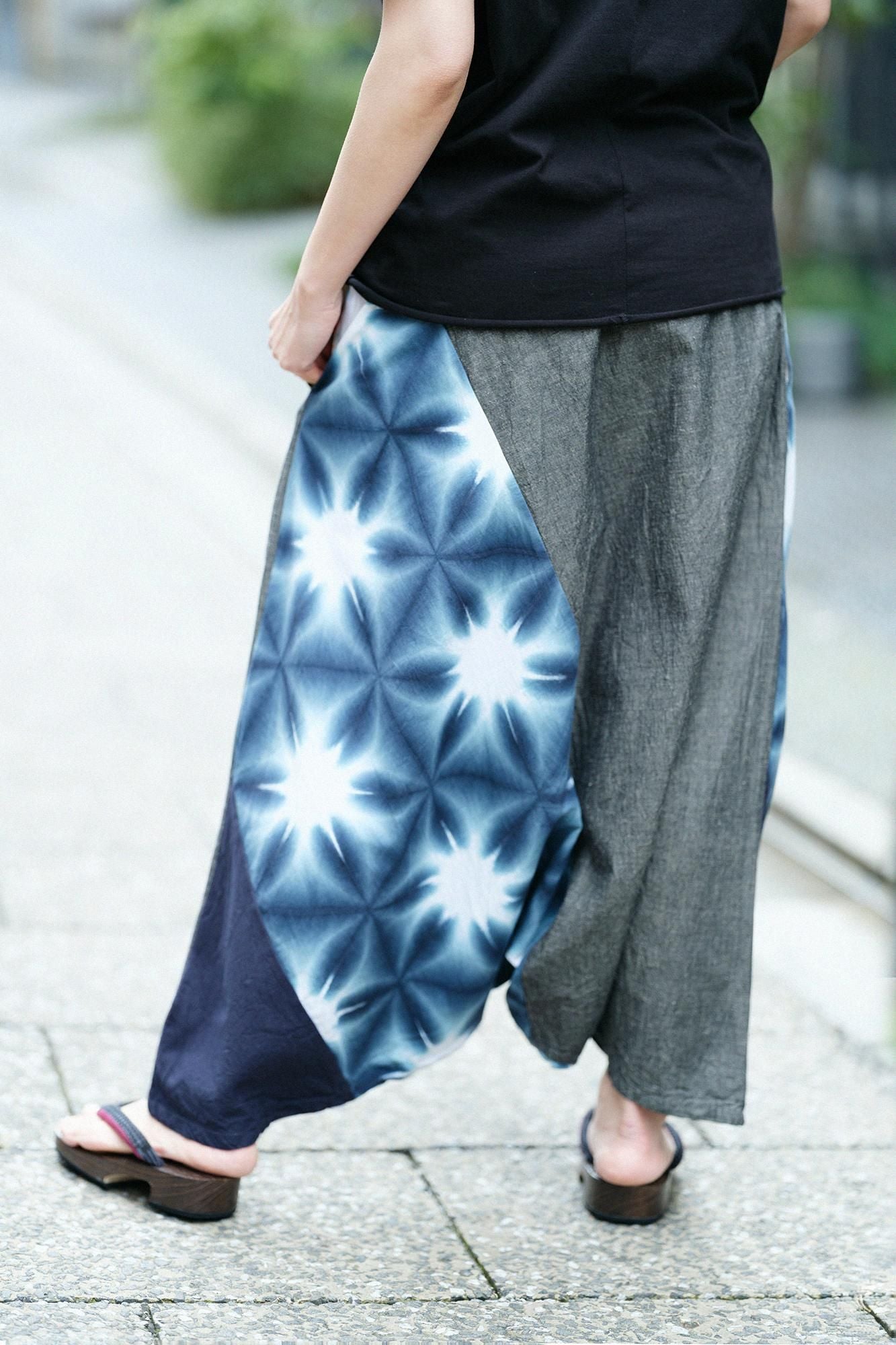 Tabata Shibori Ise Baumwolle 20/20 Leinenmischung Fuji/Sekka White Tiger Byakko