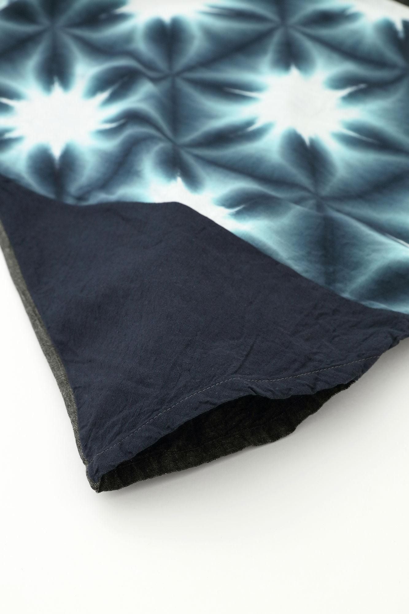 Tabata Shibori Ise Baumwolle 20/20 Leinenmischung Fuji/Sekka White Tiger Byakko