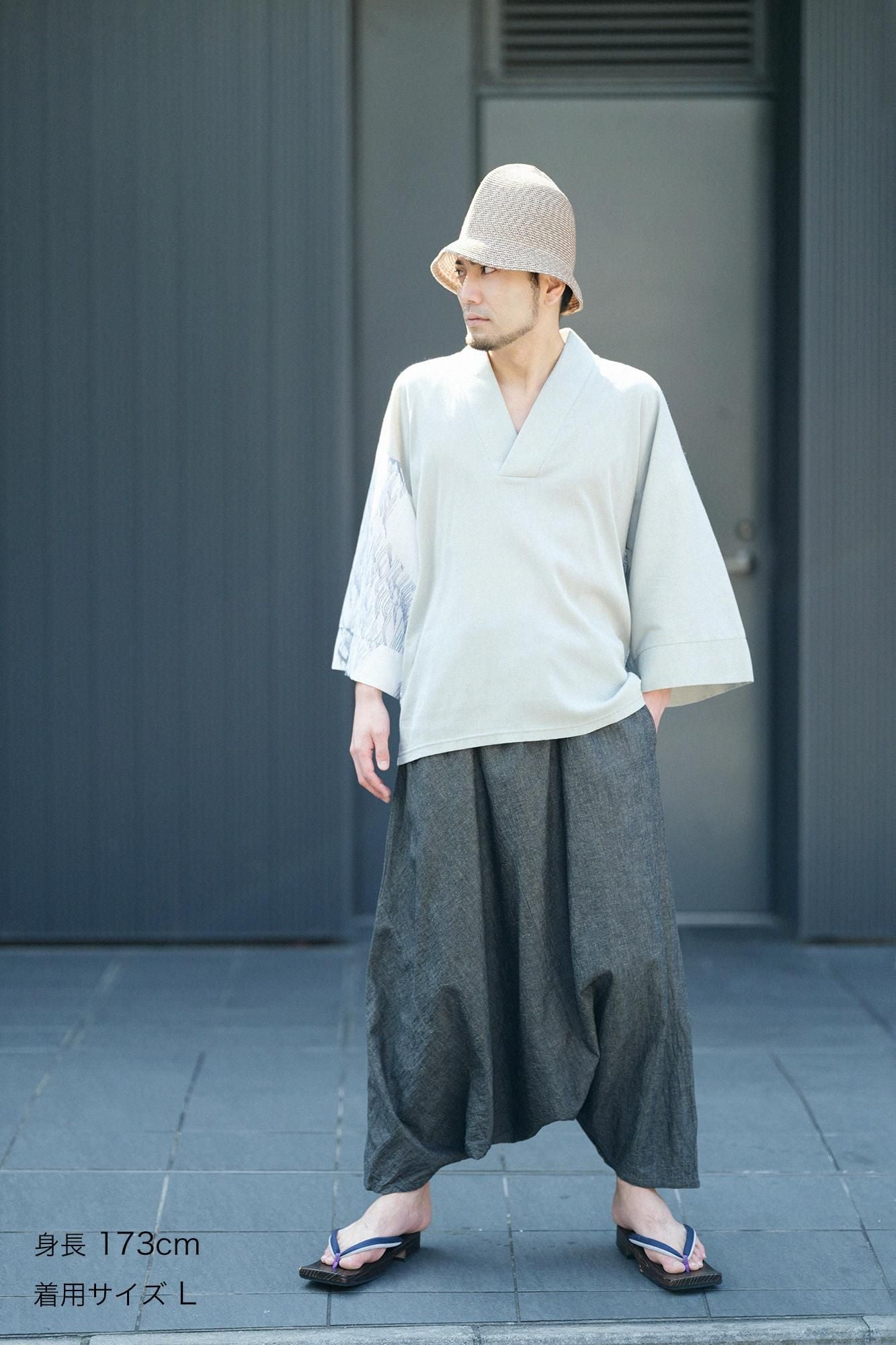 Ise-Baumwolle 20/20 Leinenmischung Fuji 2.0/Decharcoal-Farbe (Keshizumi-Farbe)