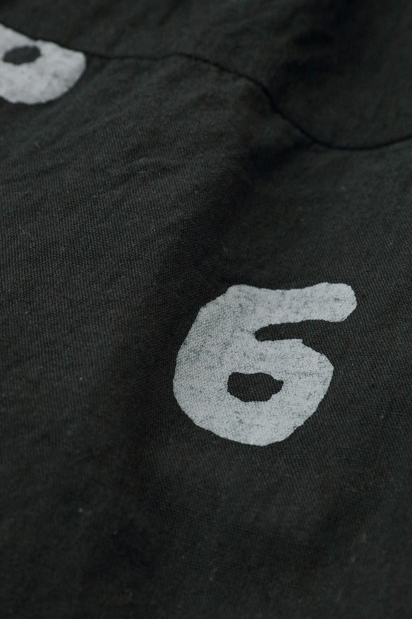 Isemomen Cotton 20/20 Linen-blend Obi Style Pant / Black × SO-SU-U