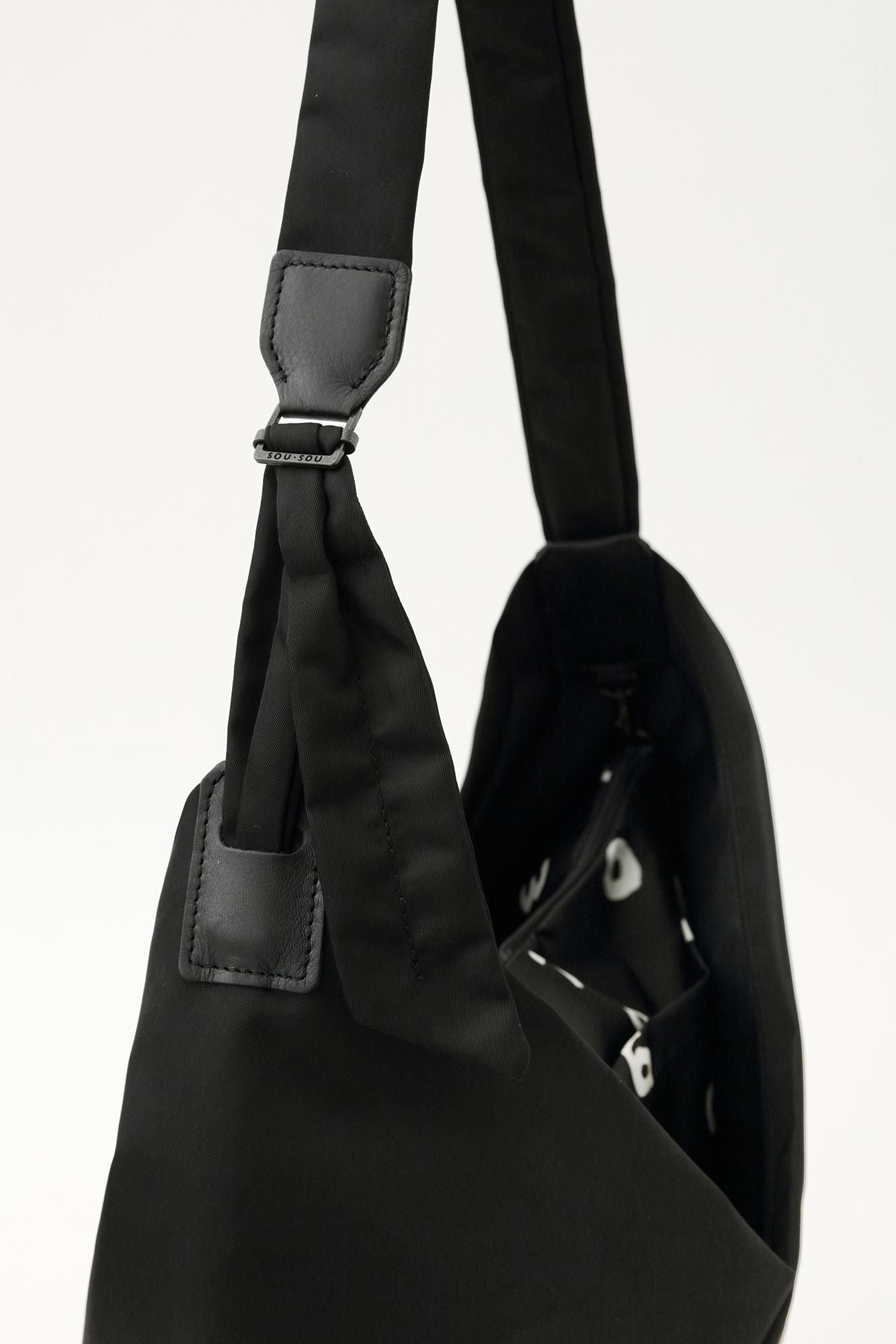 SOU・SOU ×Y’SACCS Odayaka Long Shoulder Bag / × 2 Black SO-SU-U