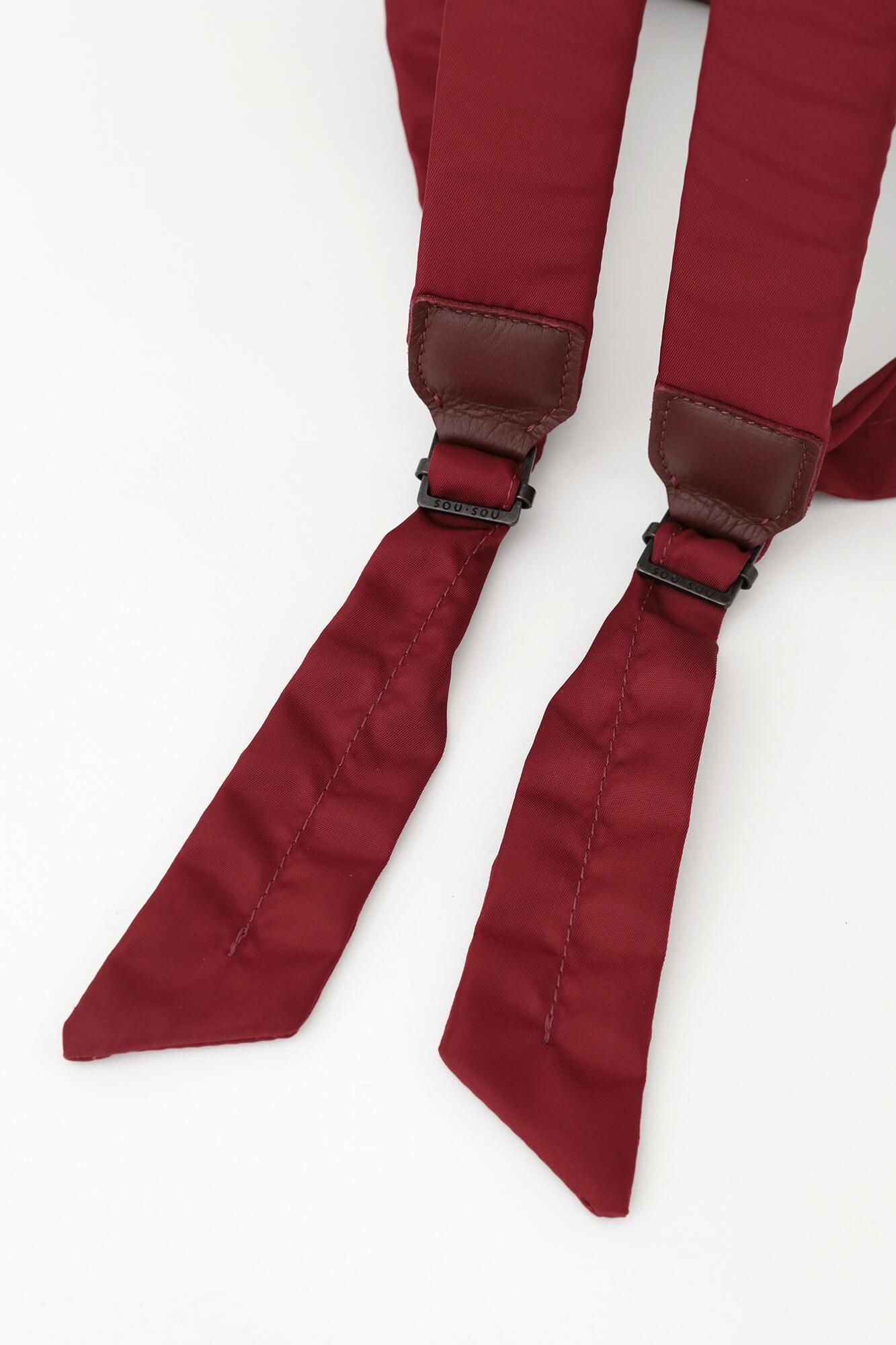 SOU・SOU ×Y’SACCS Box Backpack / Dark Red 2