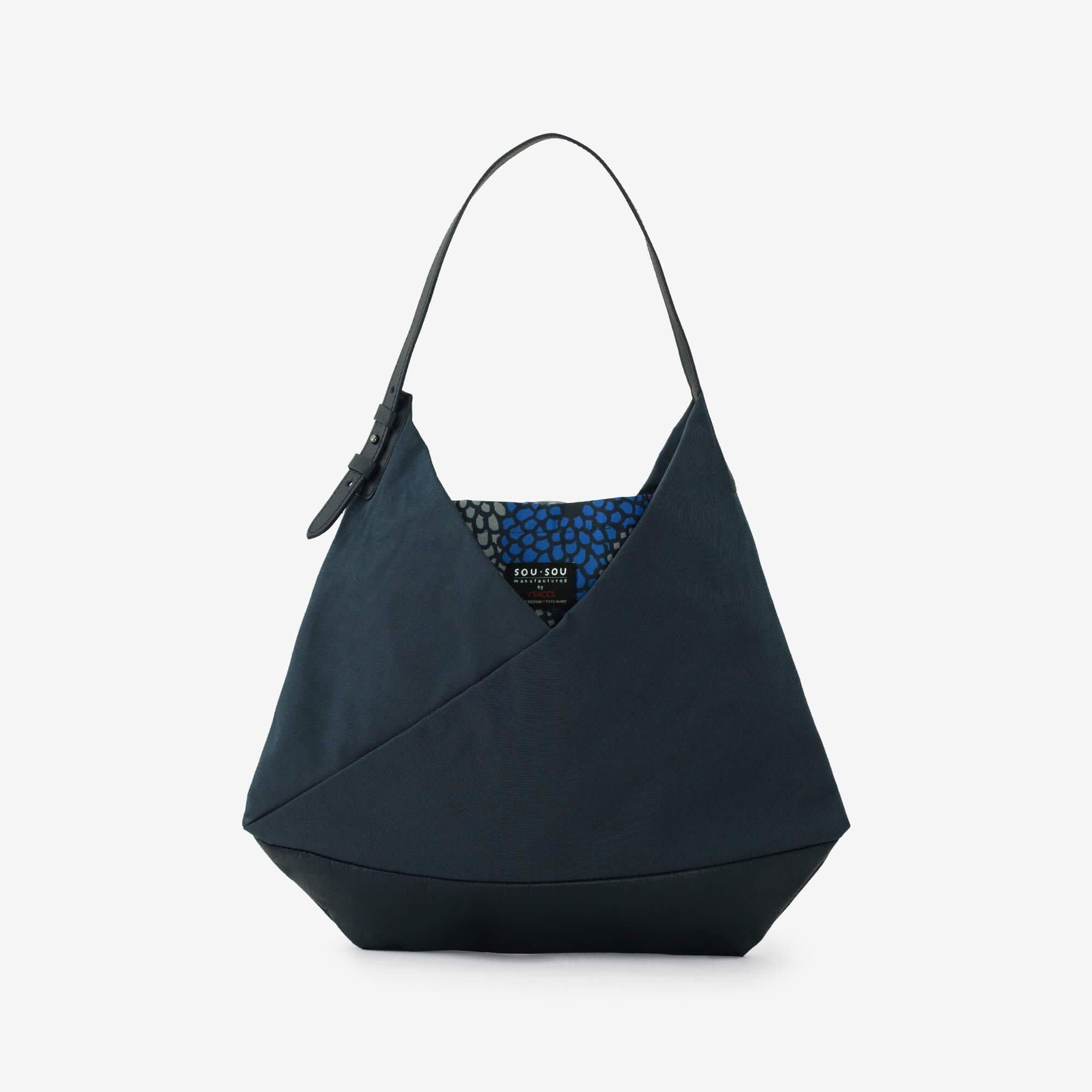 SOU・SOU×Y'SACCS肩袋,温和的炉子,深蓝色,炉子2