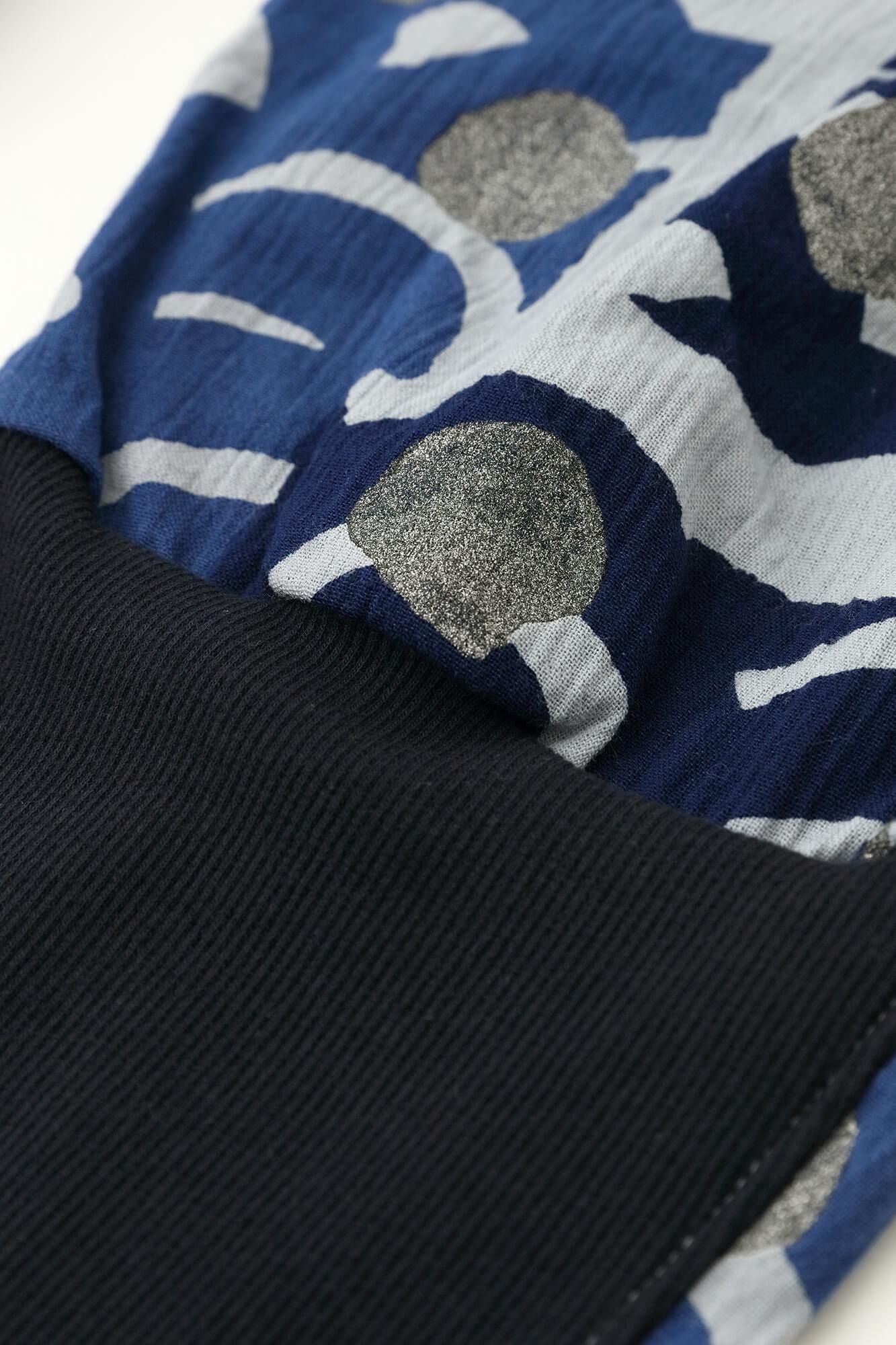 【net Limited】Chizimi Cotton 20/20 Harem Pants / Blue Wave