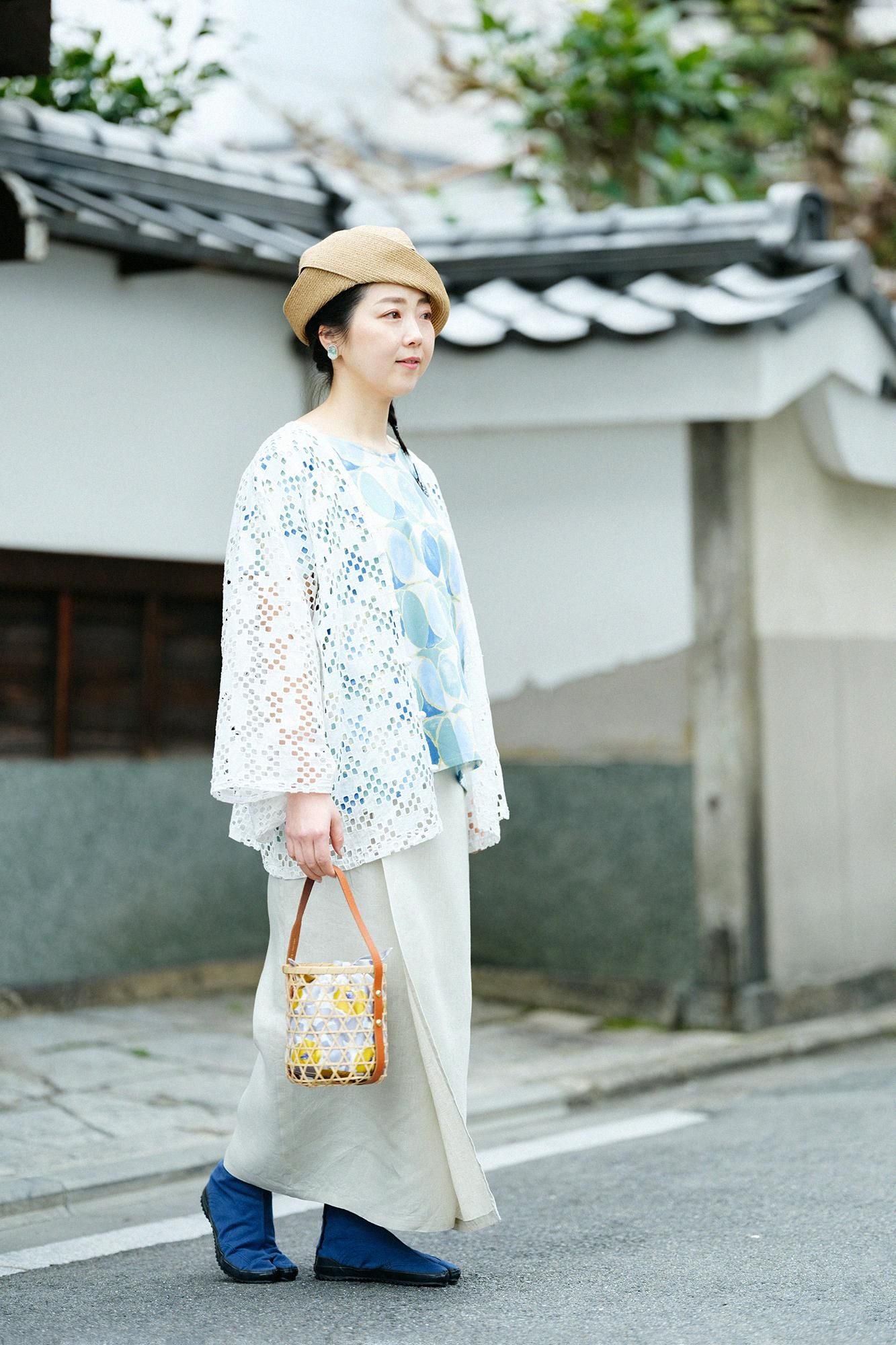 麻 裹裙/灰白色