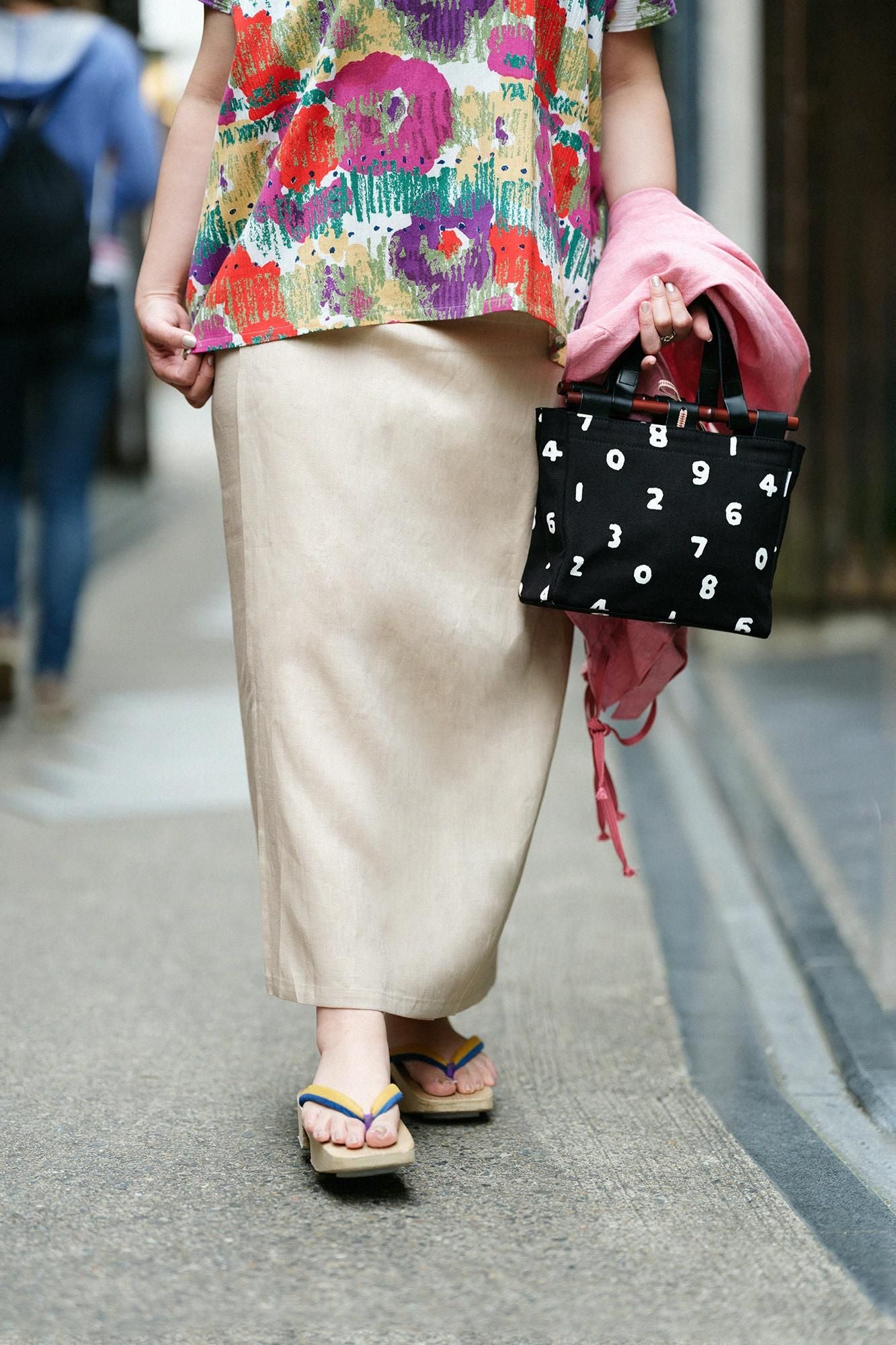 麻 裹裙/灰梅色