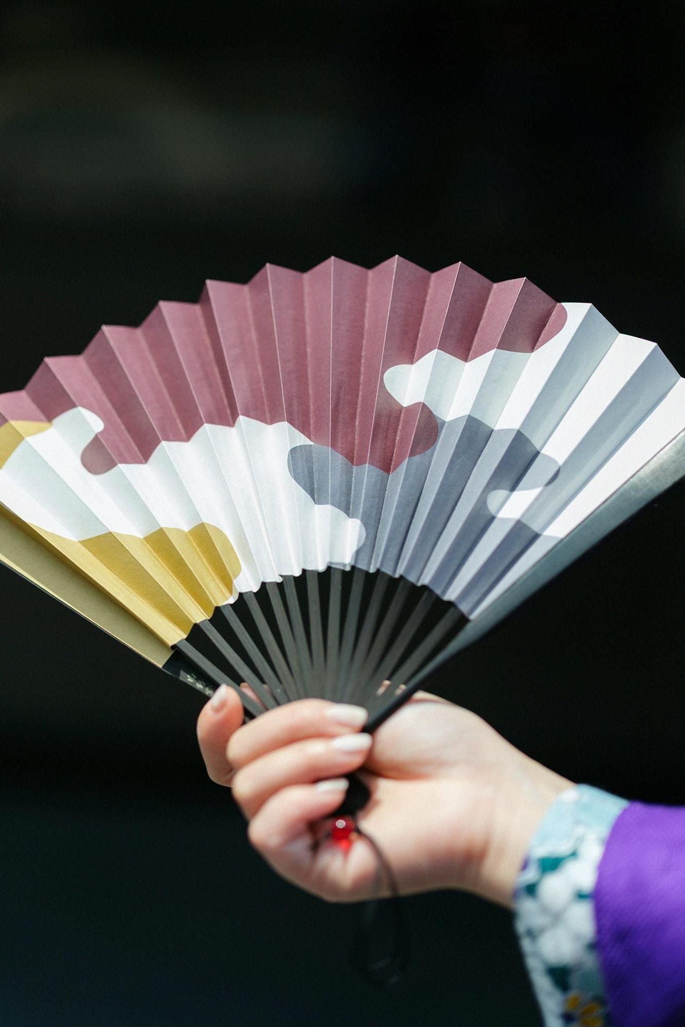 SOU・SOU ×白竹堂京折扇/金襴緞子