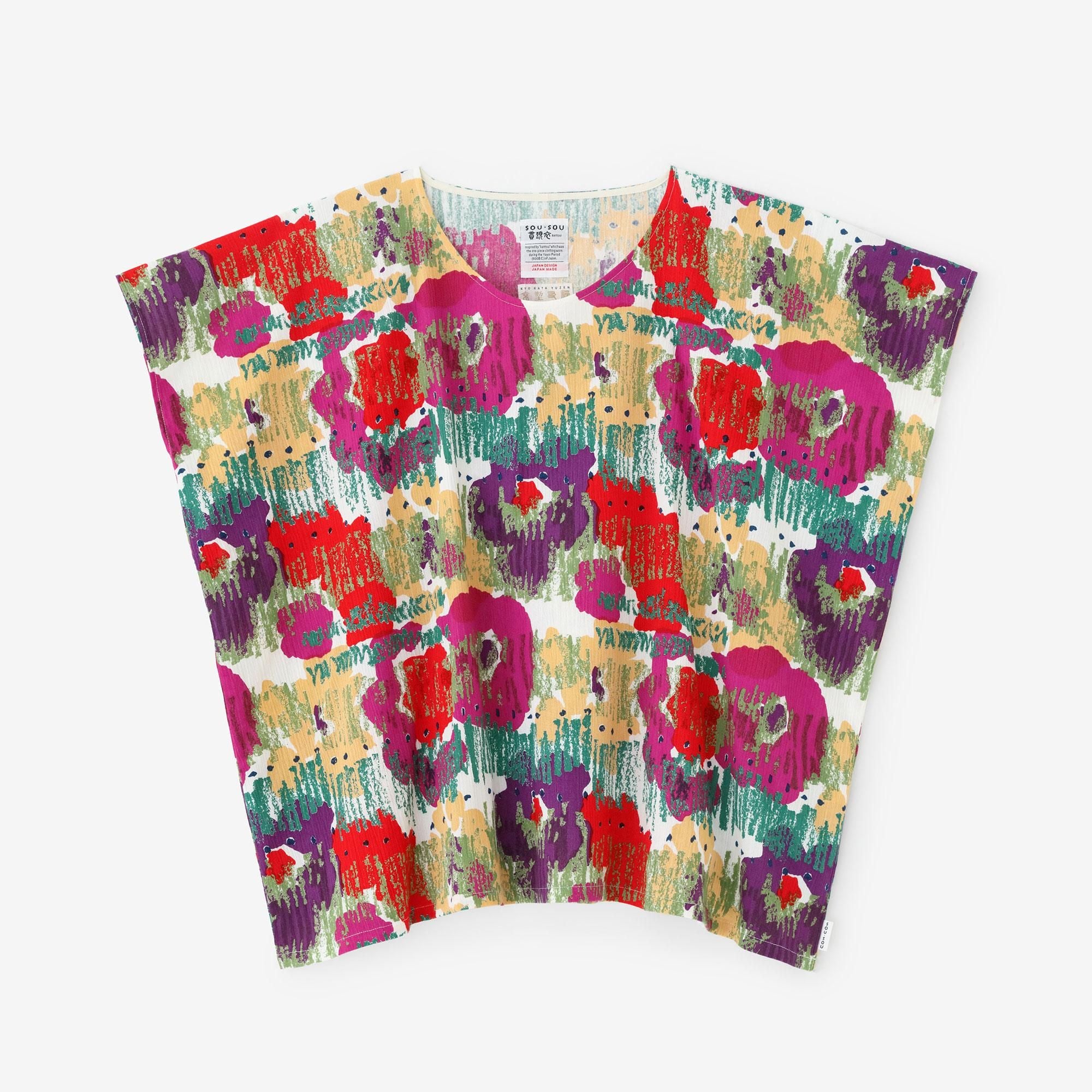 高島縮棉 20/20方形上衣/憧憬