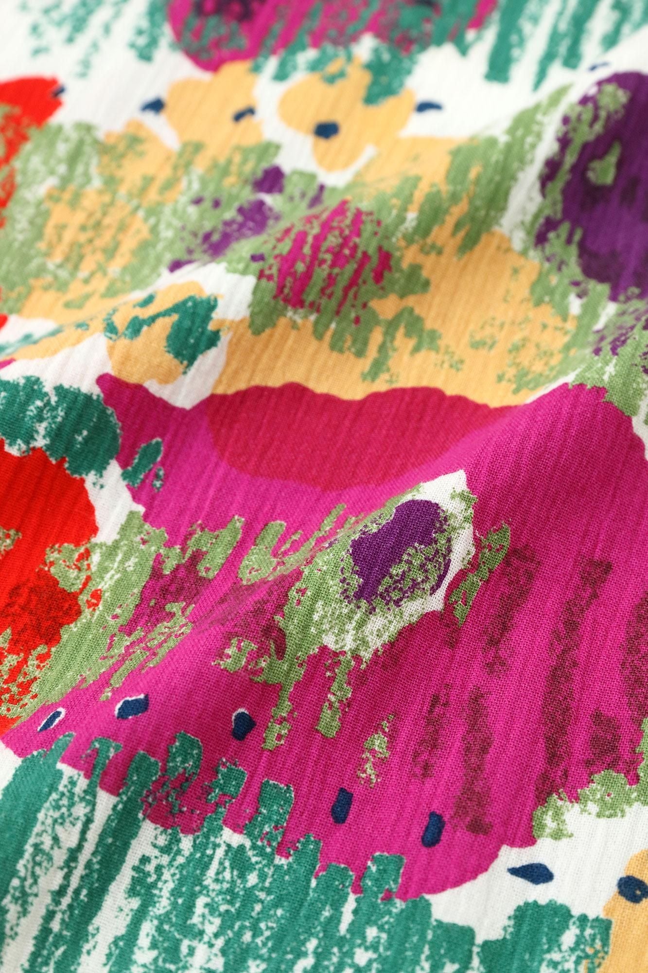 高島縮棉 20/20方形上衣/憧憬