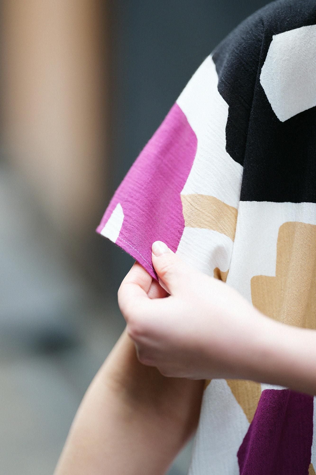 高島縮棉 20/20長方形洋裝/笑容