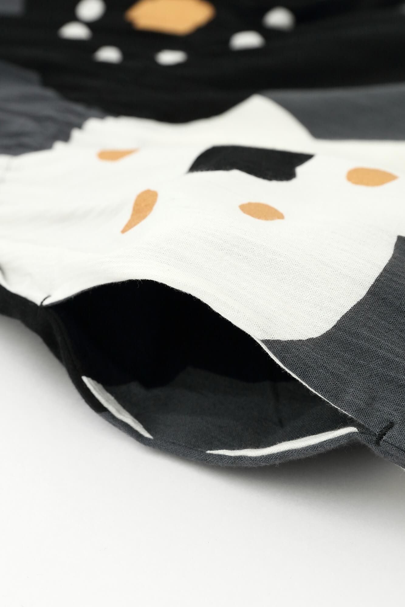 【Online】Double V-neck Summer Kimono Dress(Ryoi)/Smile Dark Grey(Koihai)