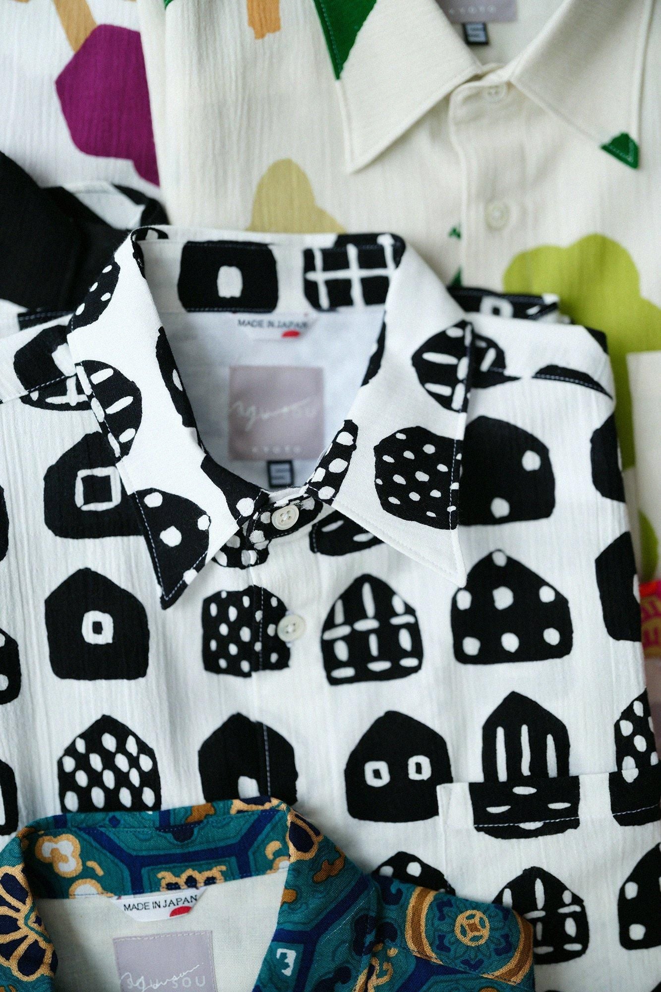 Chizimi Cotton 20/20 Short Sleeve Shirt / Home