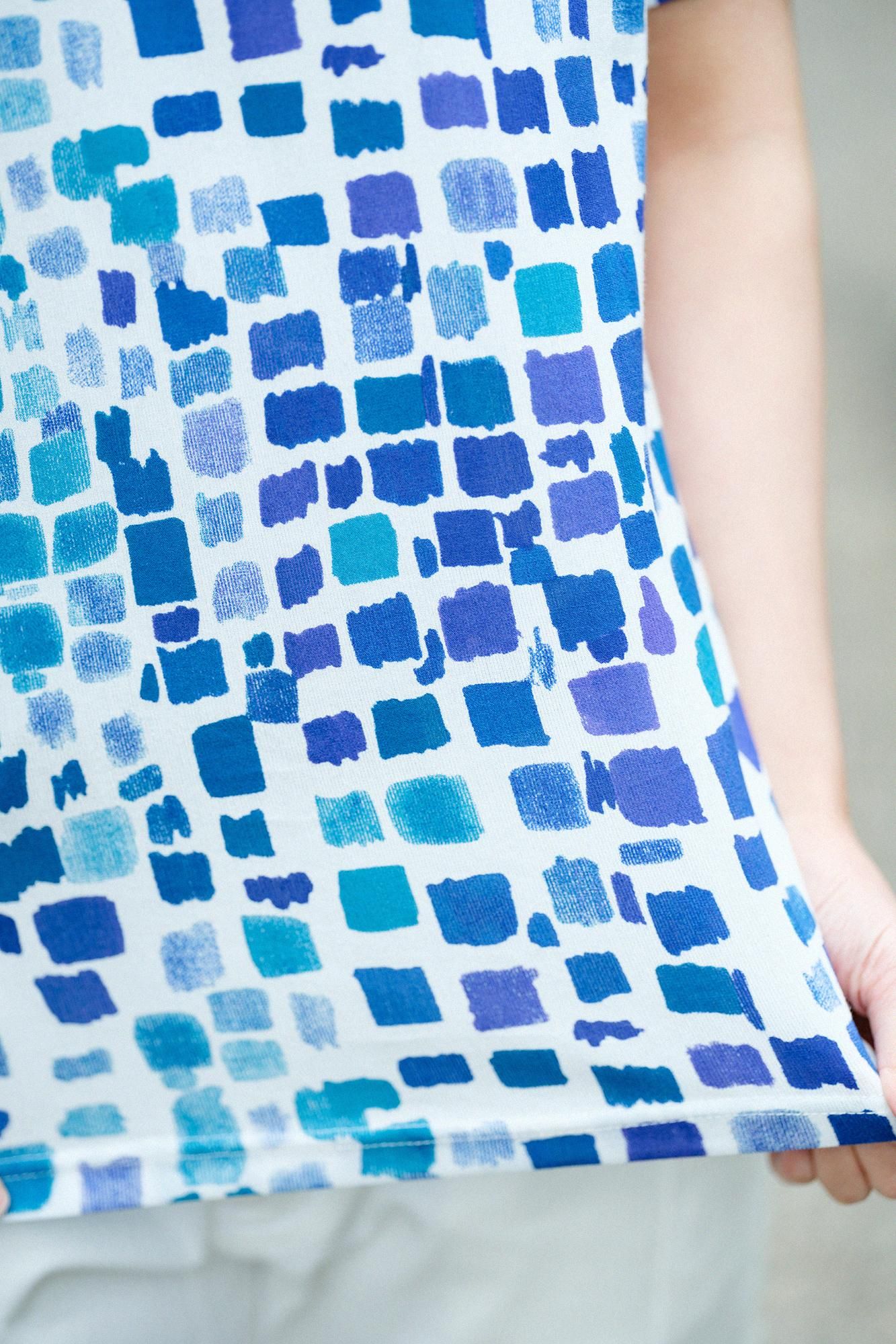 高岛吉吉 40/40 短袖T恤/漆板(Enoguzara) 水边色(Mizubeiro)