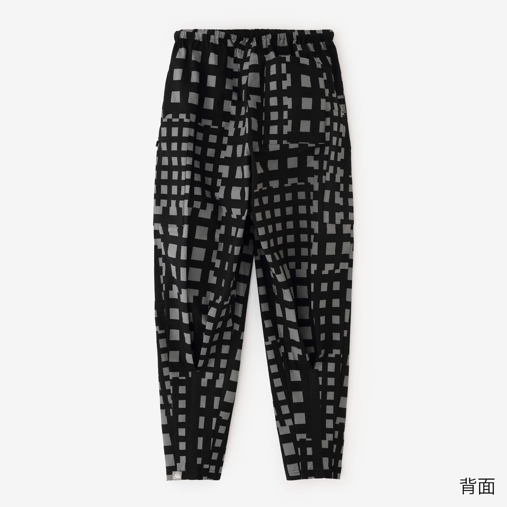 【官網限定】棉麻混紡BIKE 修腿馬術褲/竹欄柵