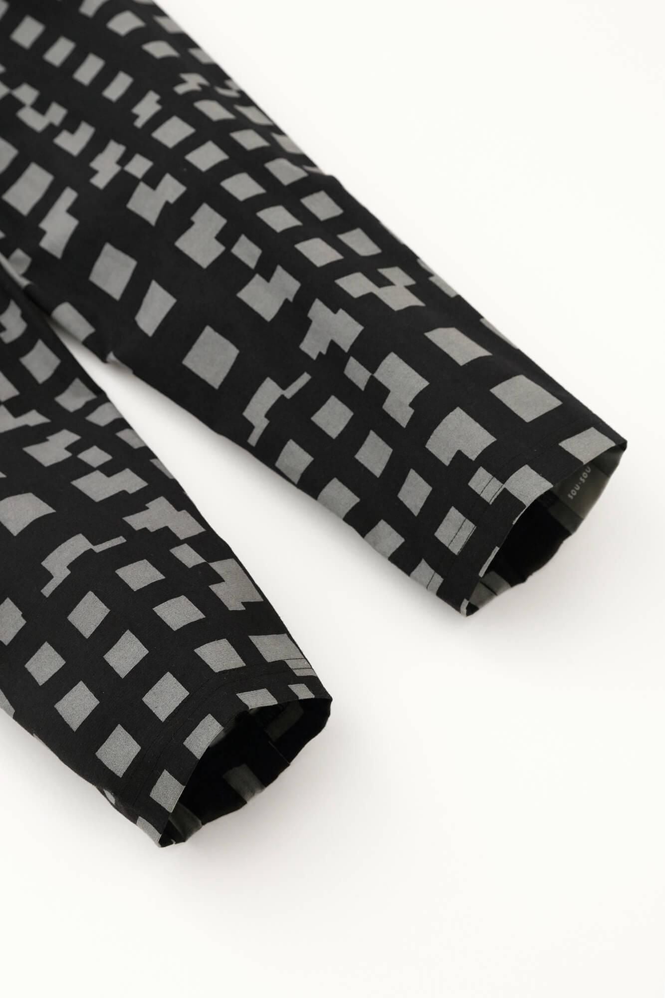 【官網限定】棉麻混紡BIKE 修腿馬術褲/竹欄柵