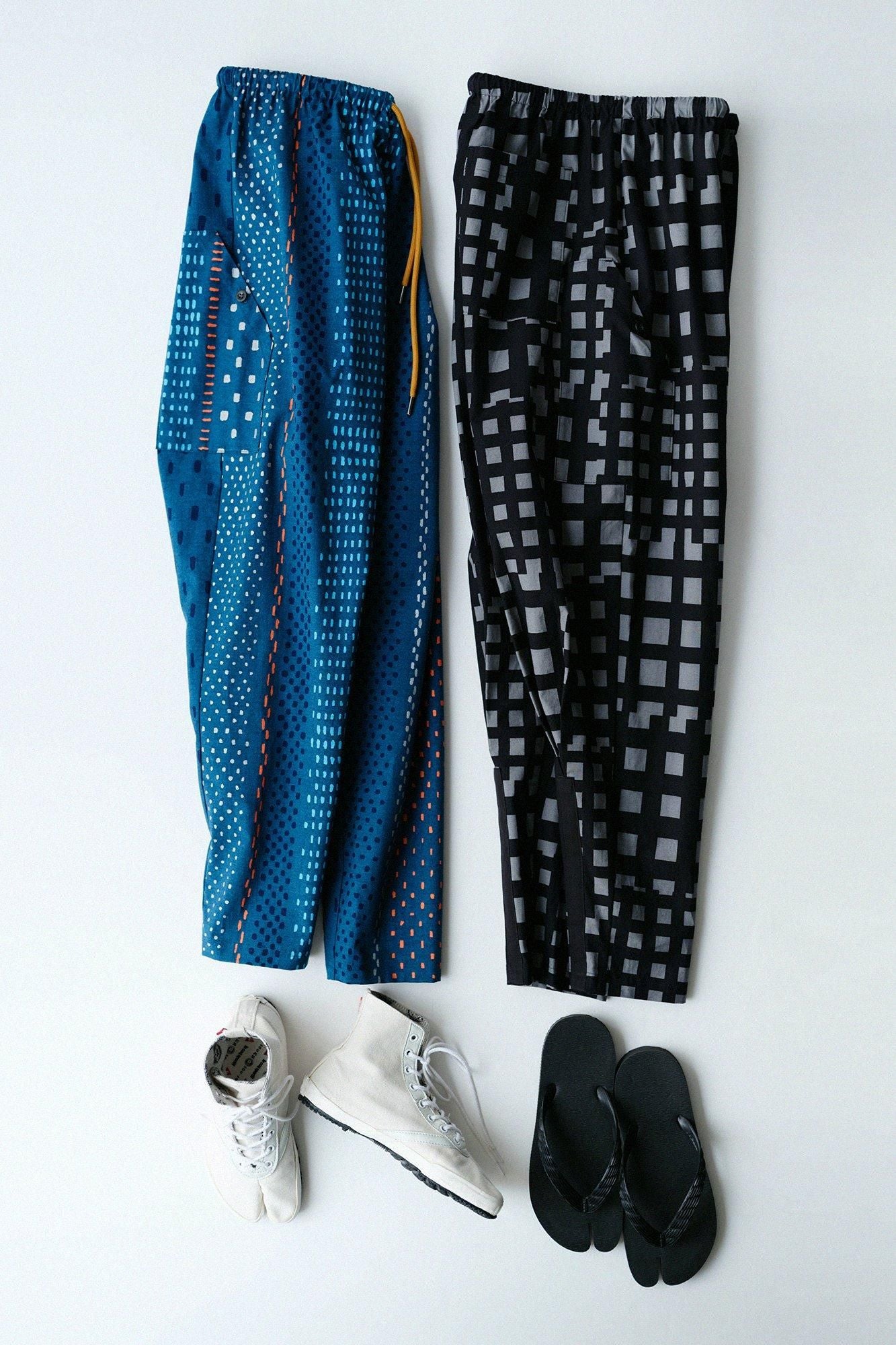 【官網限定】棉麻混紡BIKE 修腿馬術褲/竹欄柵