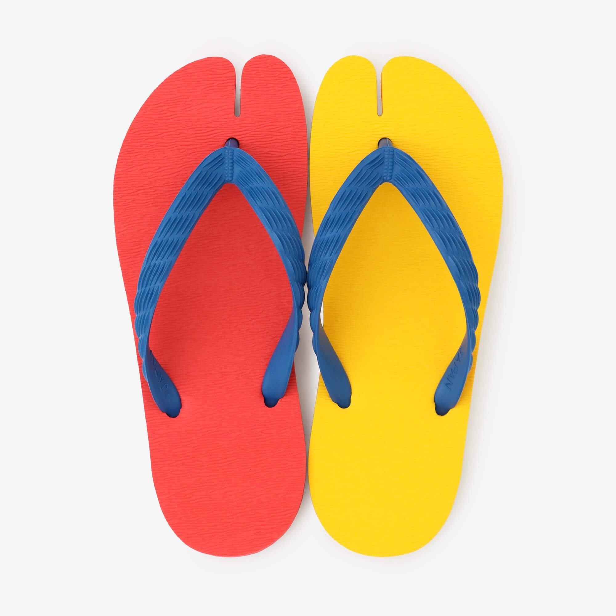 千日足袋/京緋色(きょうひいろ)×柑子色(こうじいろ)