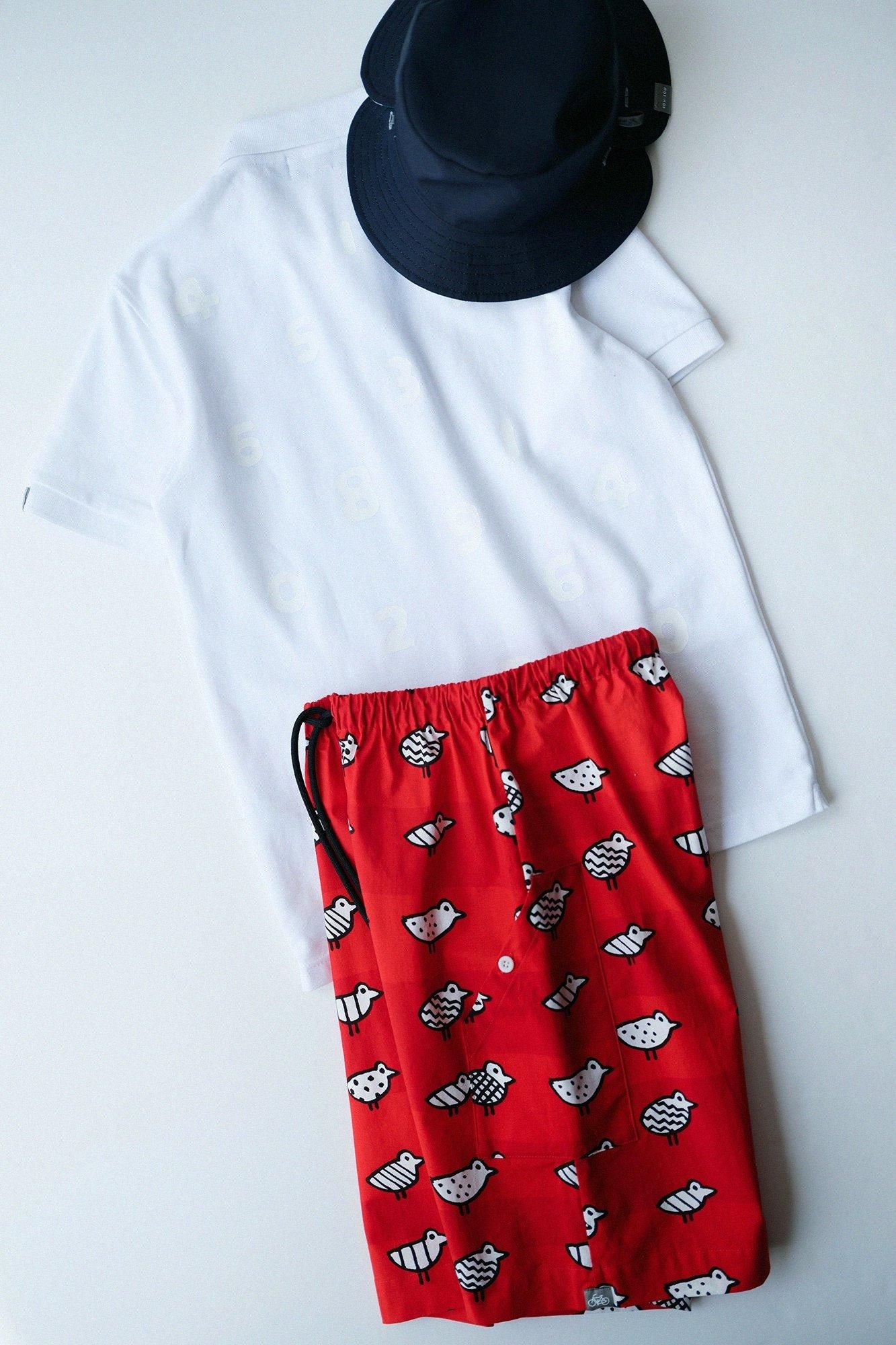 SO-SU-U短袖polo衬衫/白色