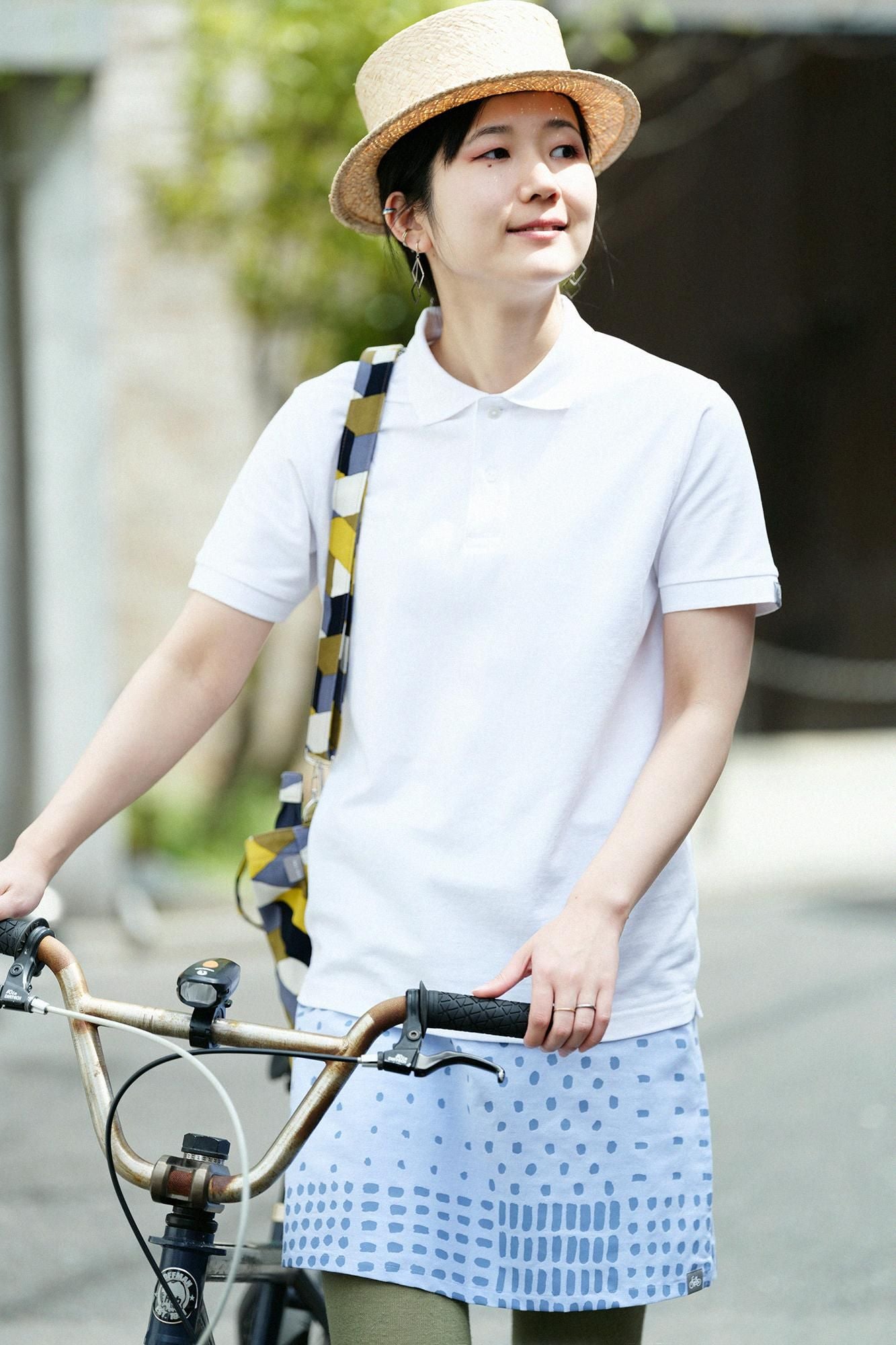 SO-SU-U短袖polo衬衫/白色