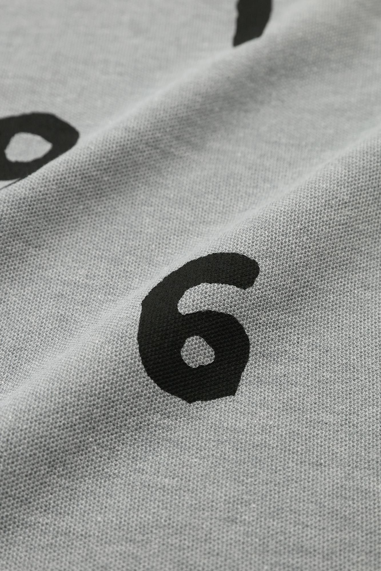 SO-SU-U十數 短袖Polo衫/混灰色